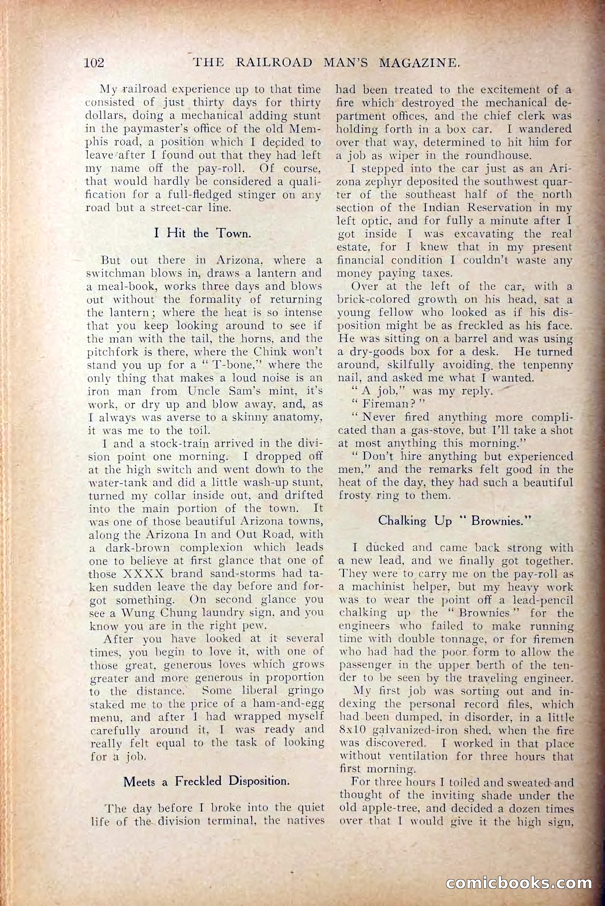 The Railroad Man's Magazine, October 1909 — page 108 of 212