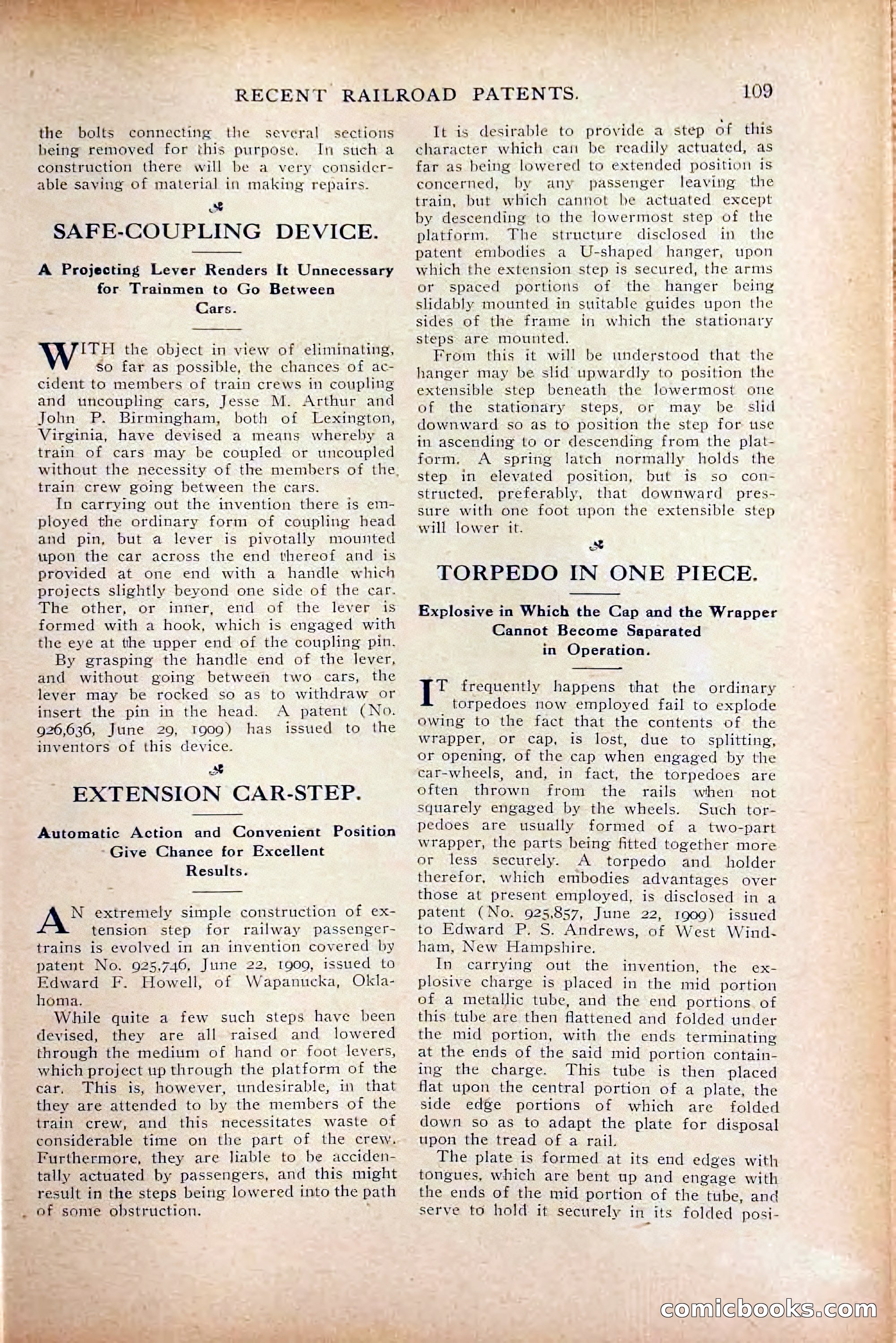 The Railroad Man's Magazine, October 1909 — page 115 of 212