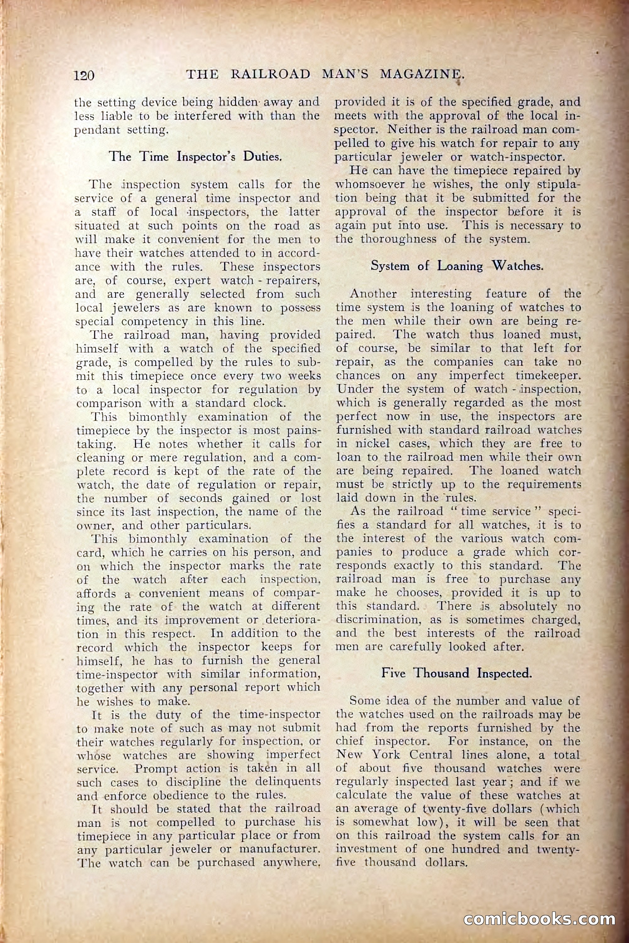 The Railroad Man's Magazine, October 1909 — page 126 of 212