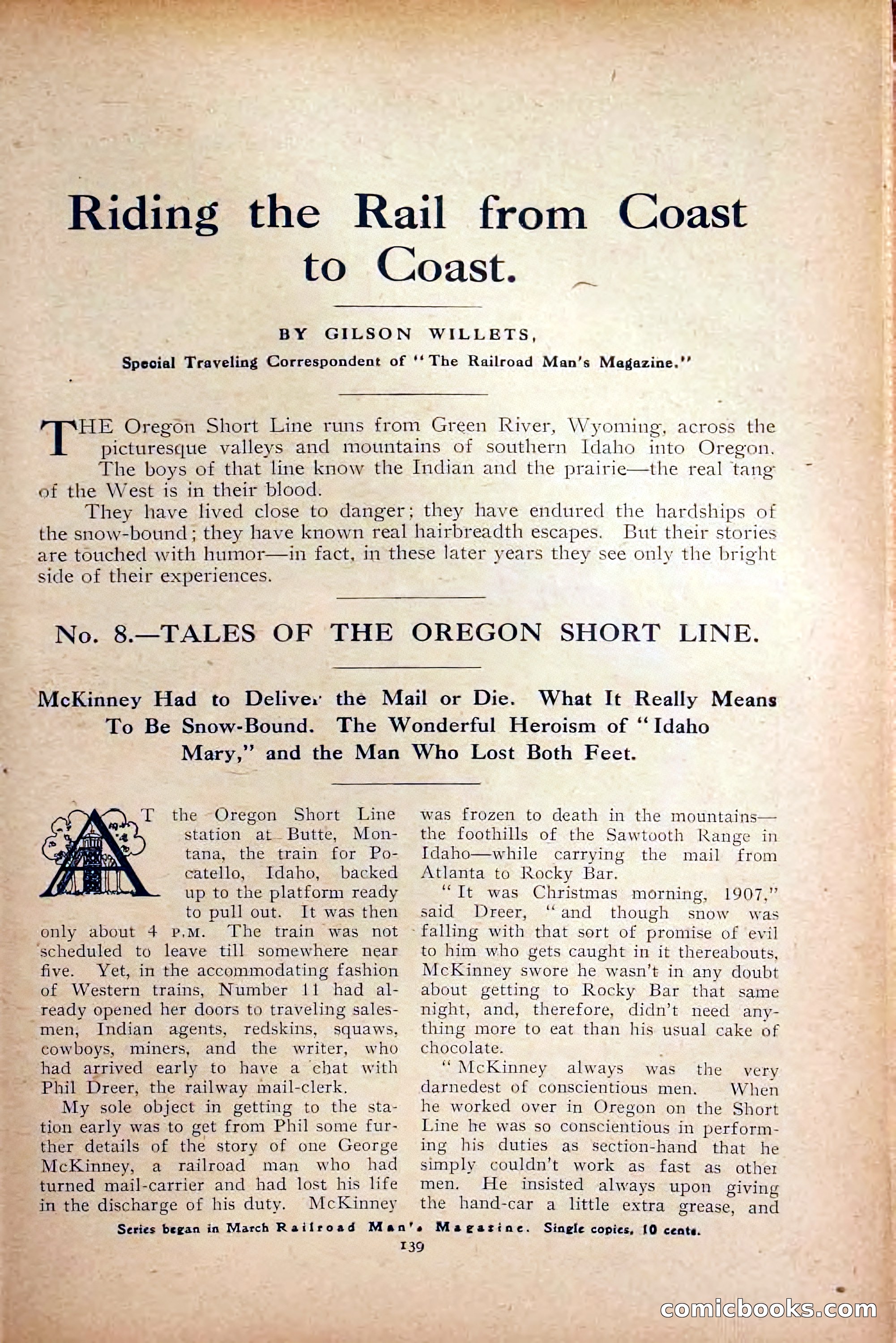 The Railroad Man's Magazine, October 1909 — page 145 of 212