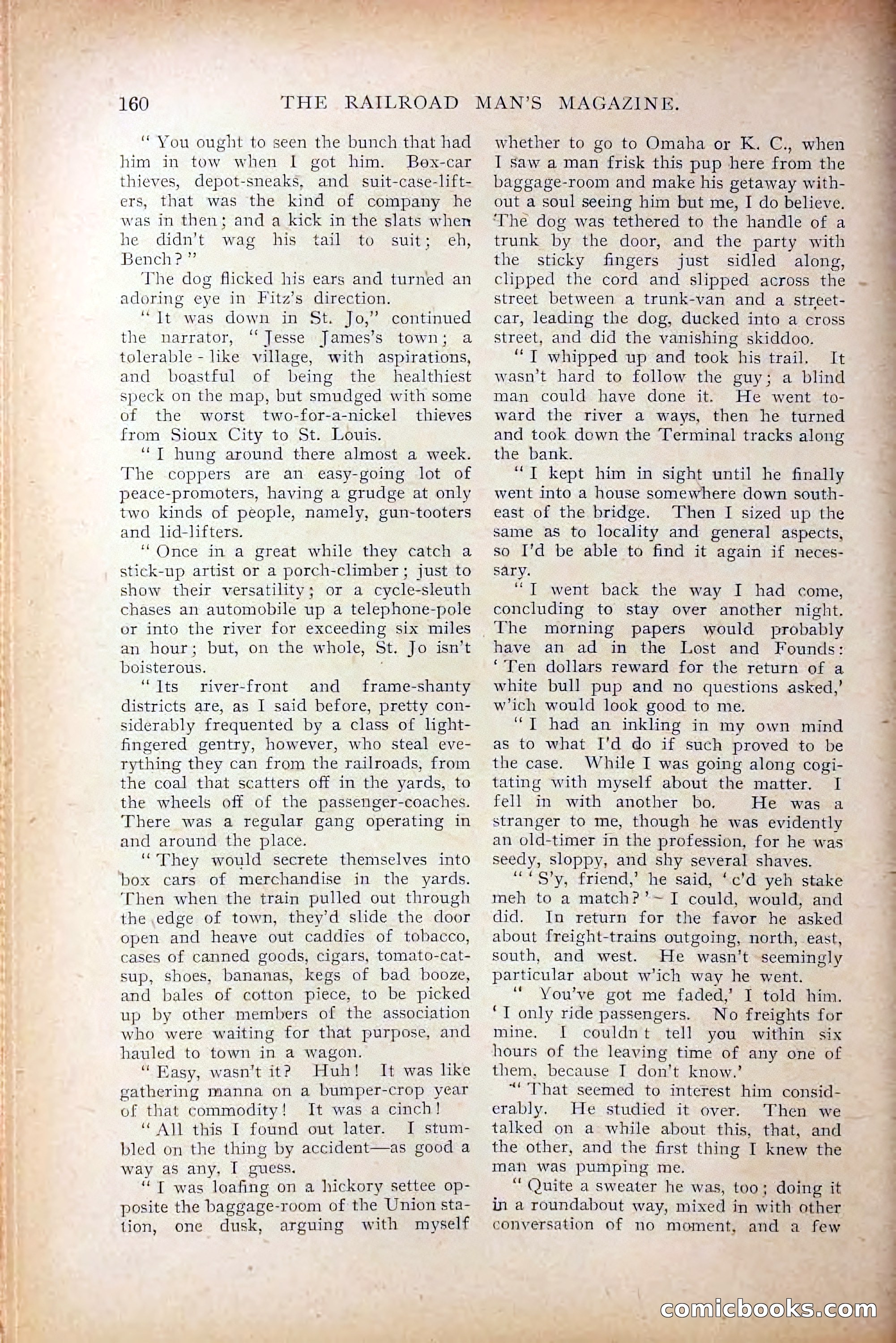 The Railroad Man's Magazine, October 1909 — page 166 of 212