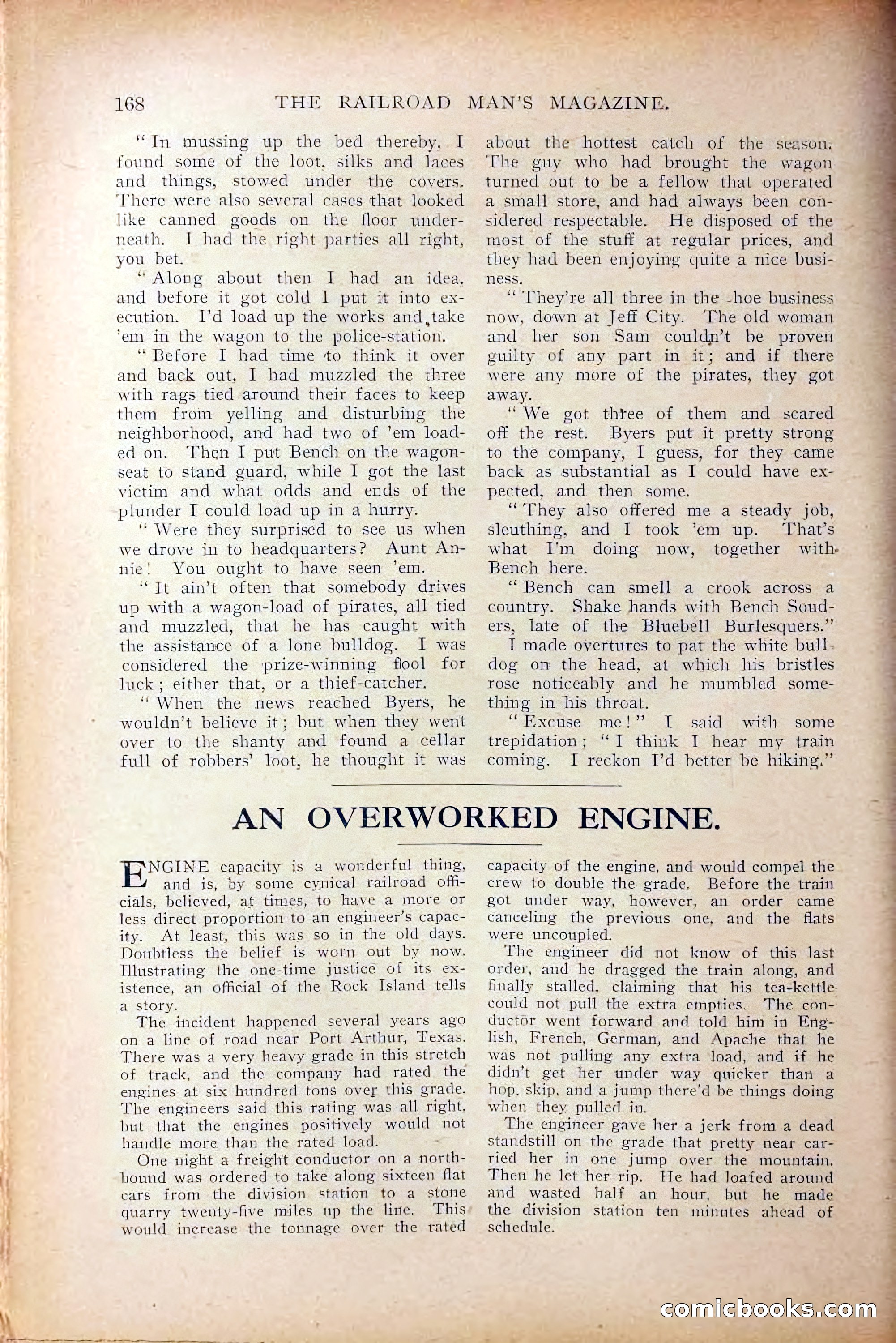 The Railroad Man's Magazine, October 1909 — page 174 of 212