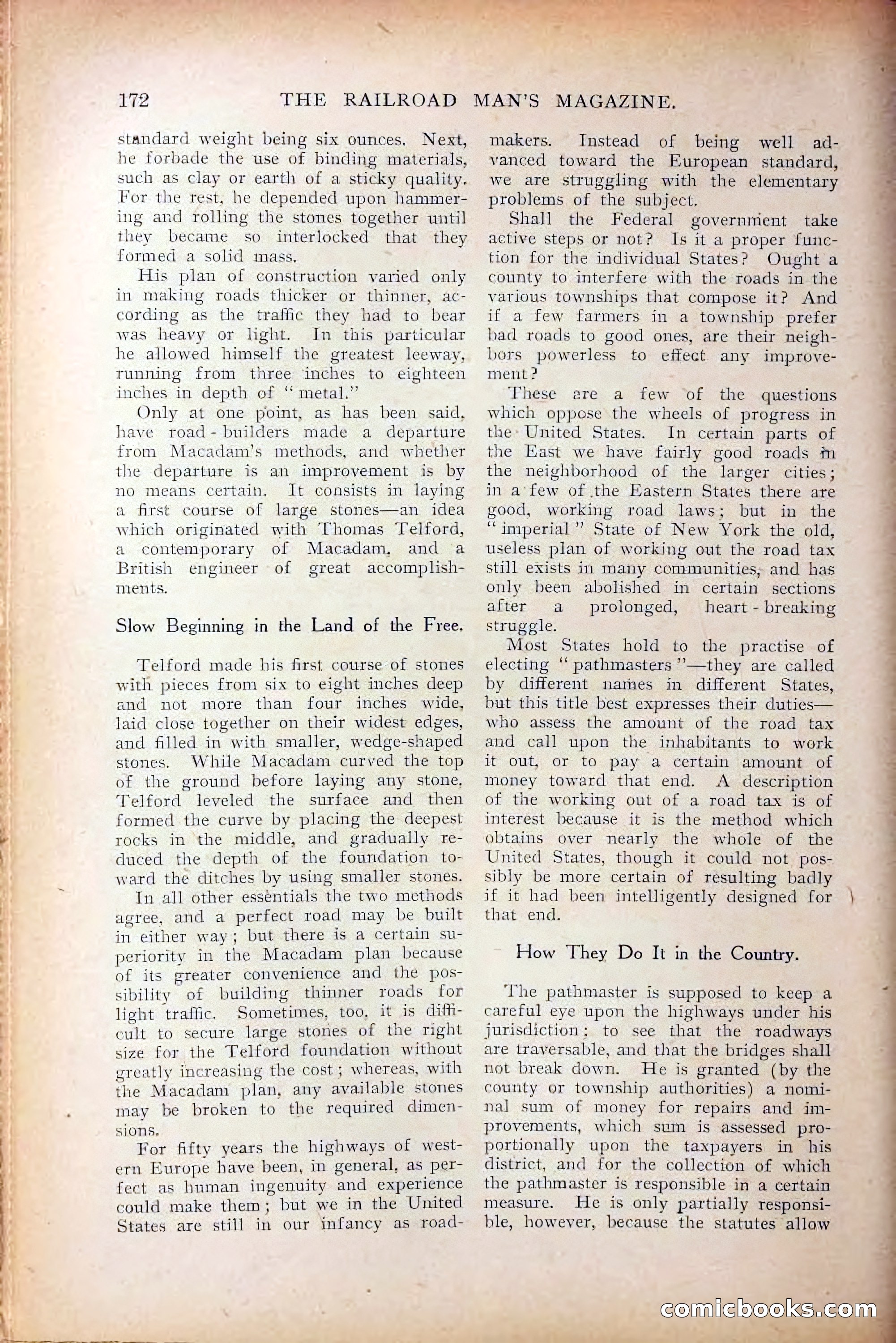 The Railroad Man's Magazine, October 1909 — page 178 of 212