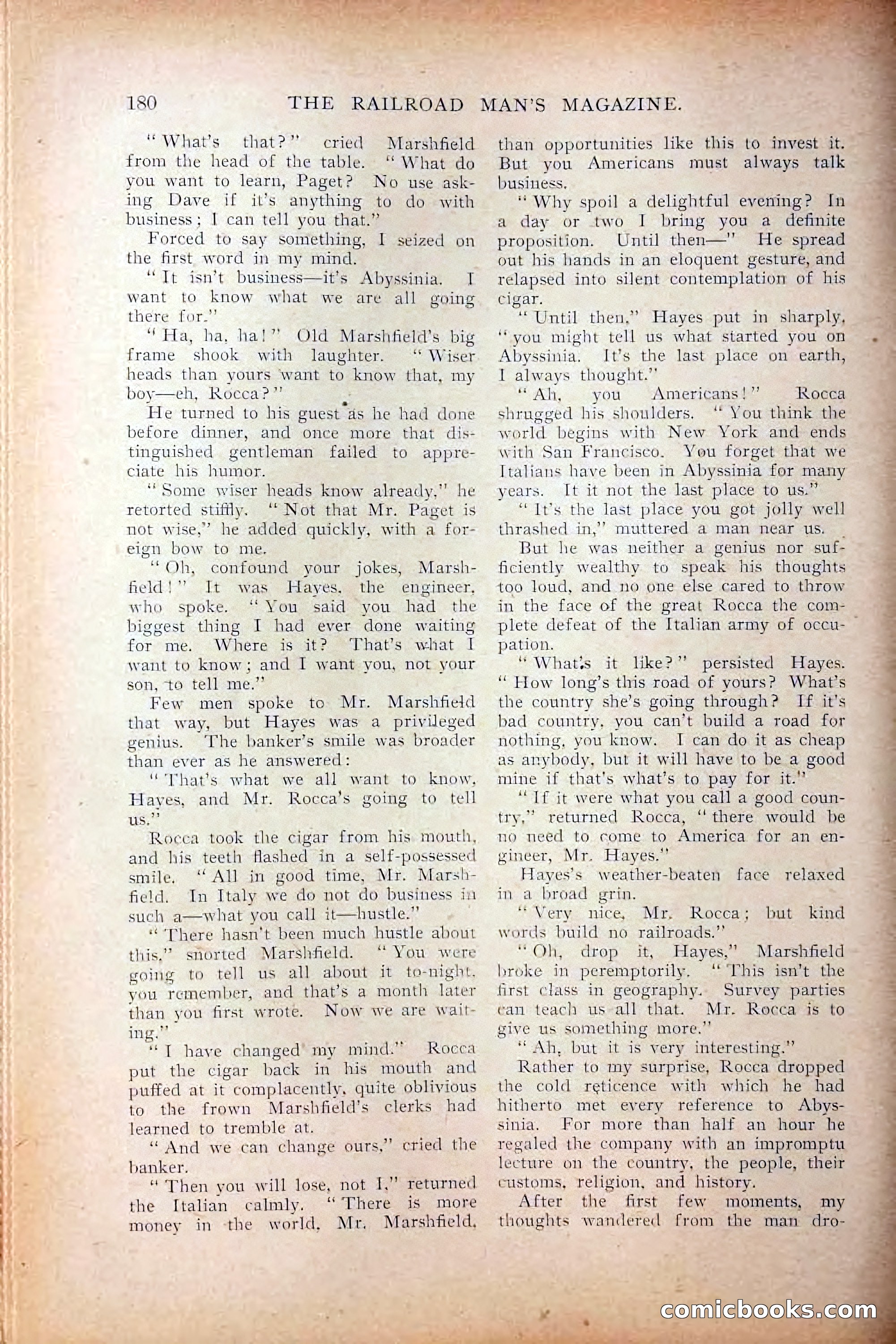 The Railroad Man's Magazine, October 1909 — page 186 of 212