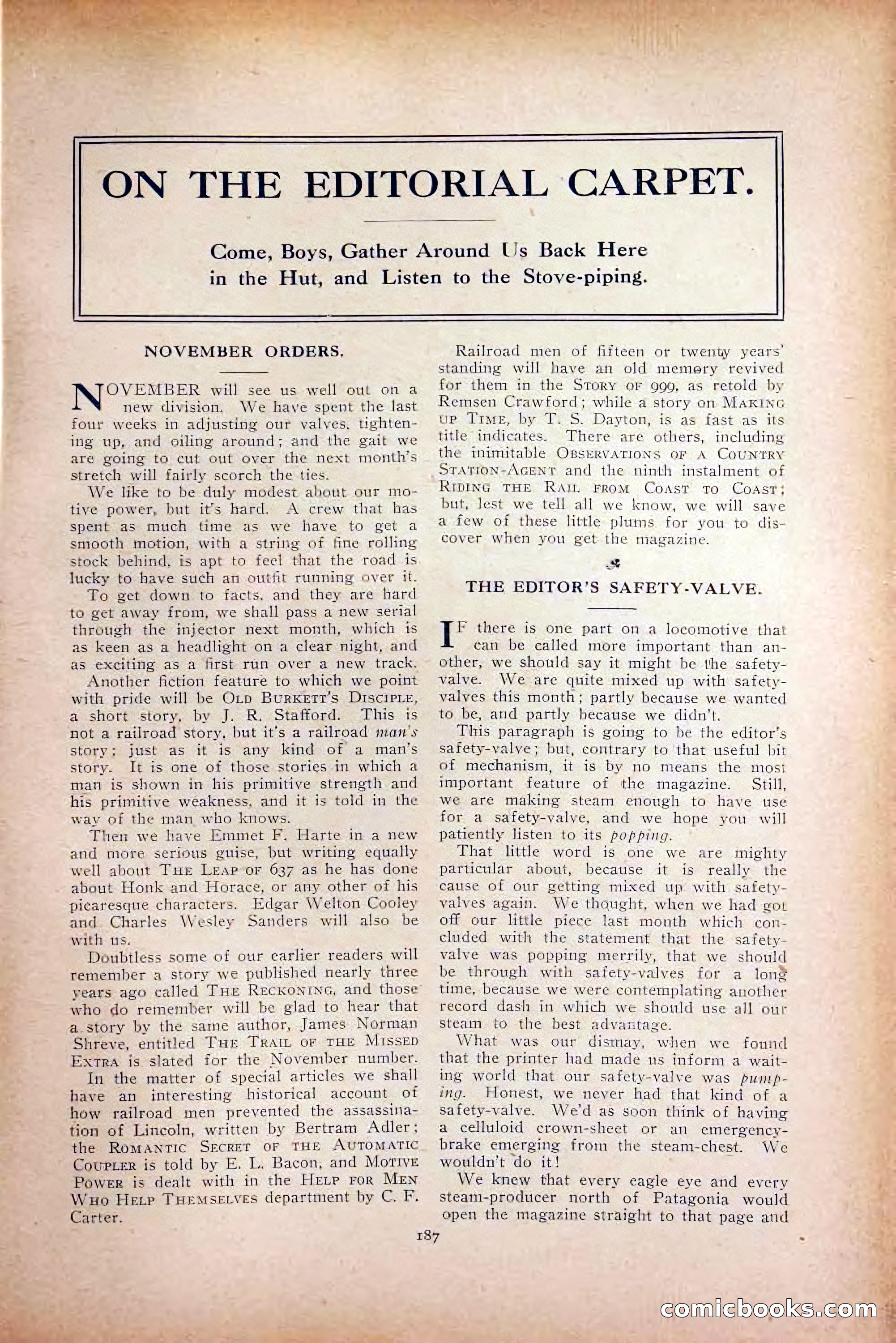 The Railroad Man's Magazine, October 1909 — page 193 of 212