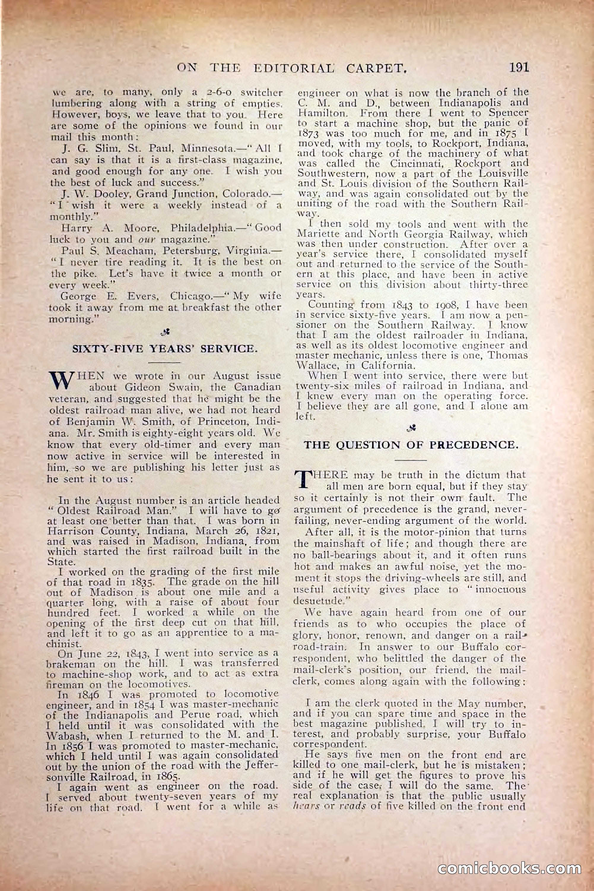 The Railroad Man's Magazine, October 1909 — page 197 of 212