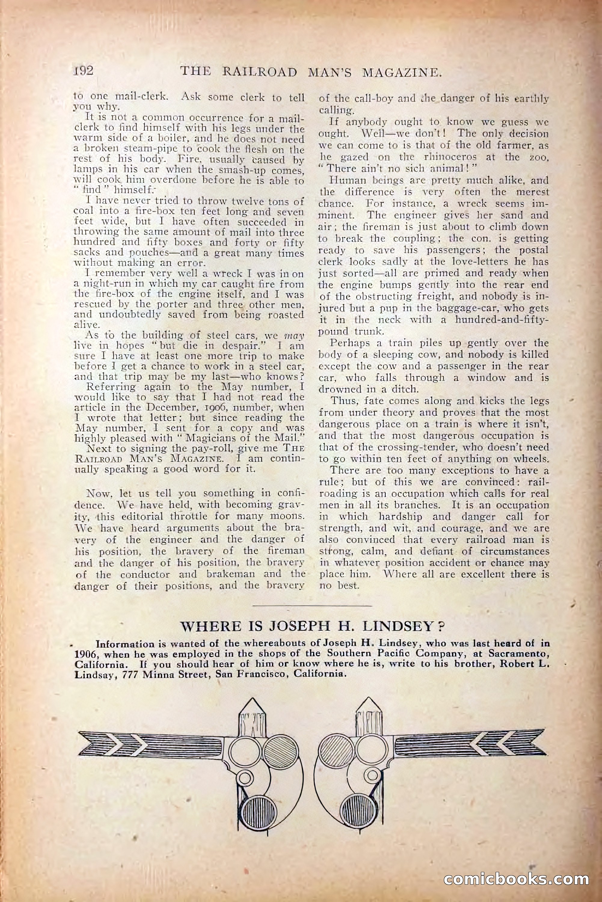 The Railroad Man's Magazine, October 1909 — page 198 of 212