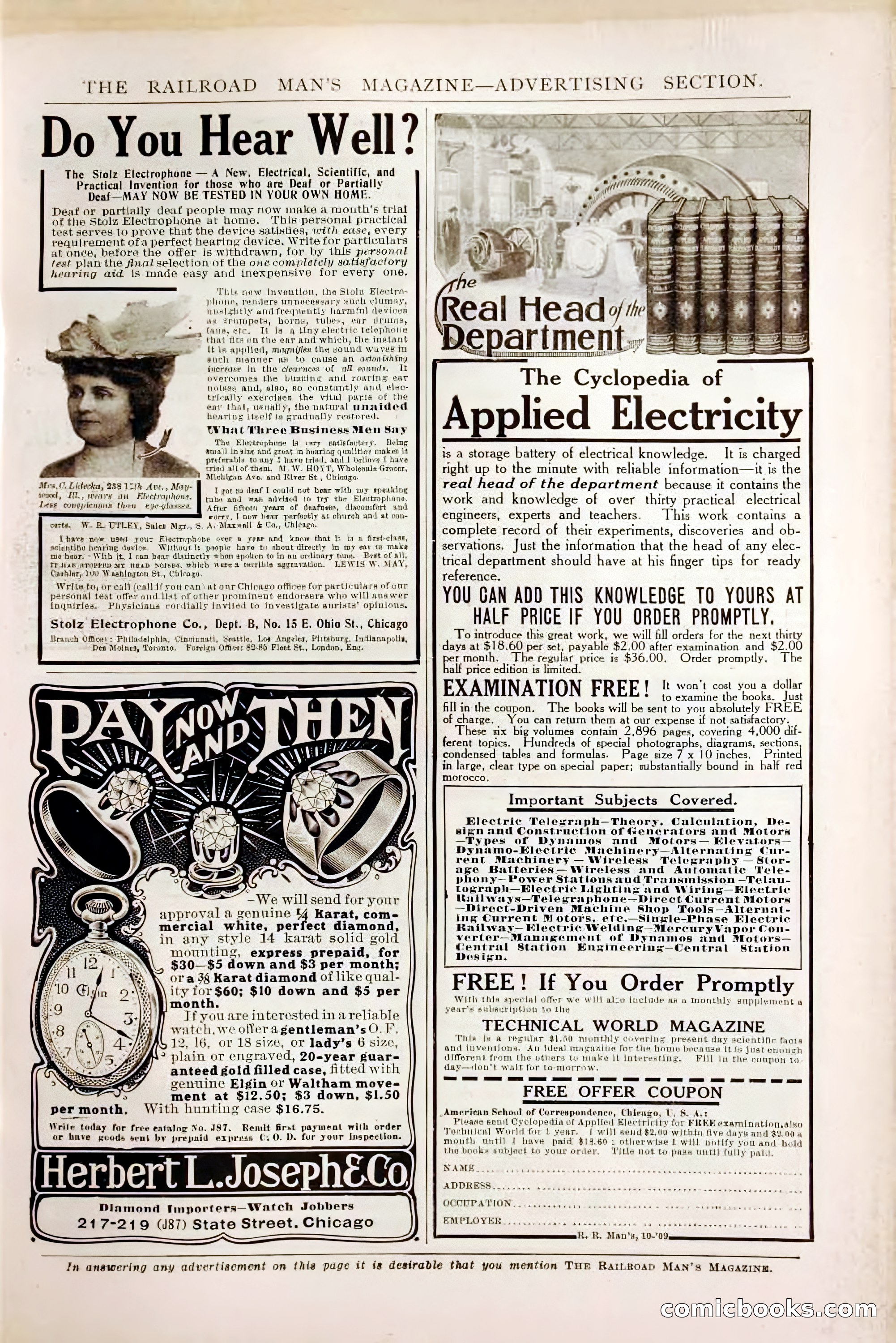 The Railroad Man's Magazine, October 1909 — page 205 of 212