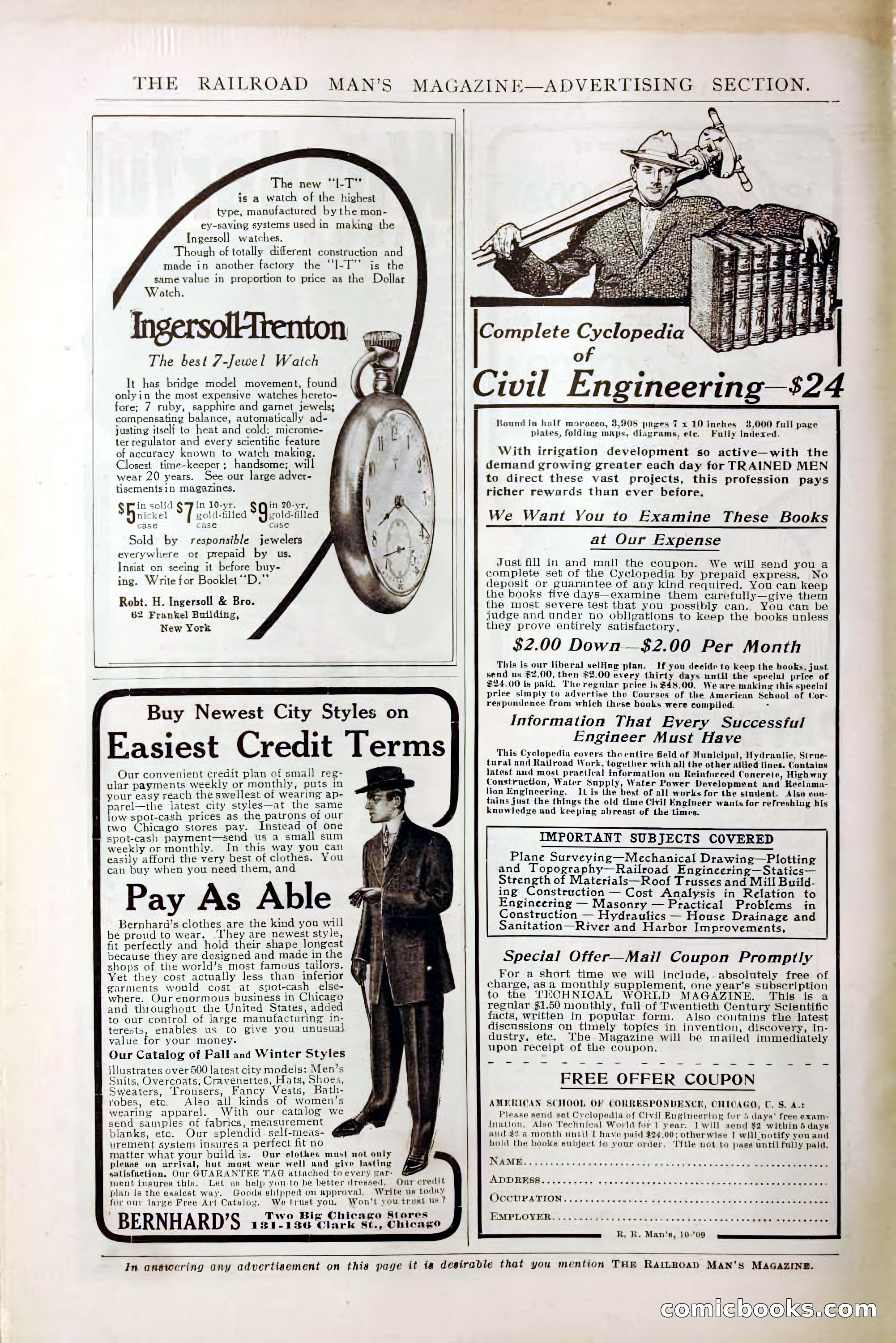 The Railroad Man's Magazine, October 1909 — page 210 of 212