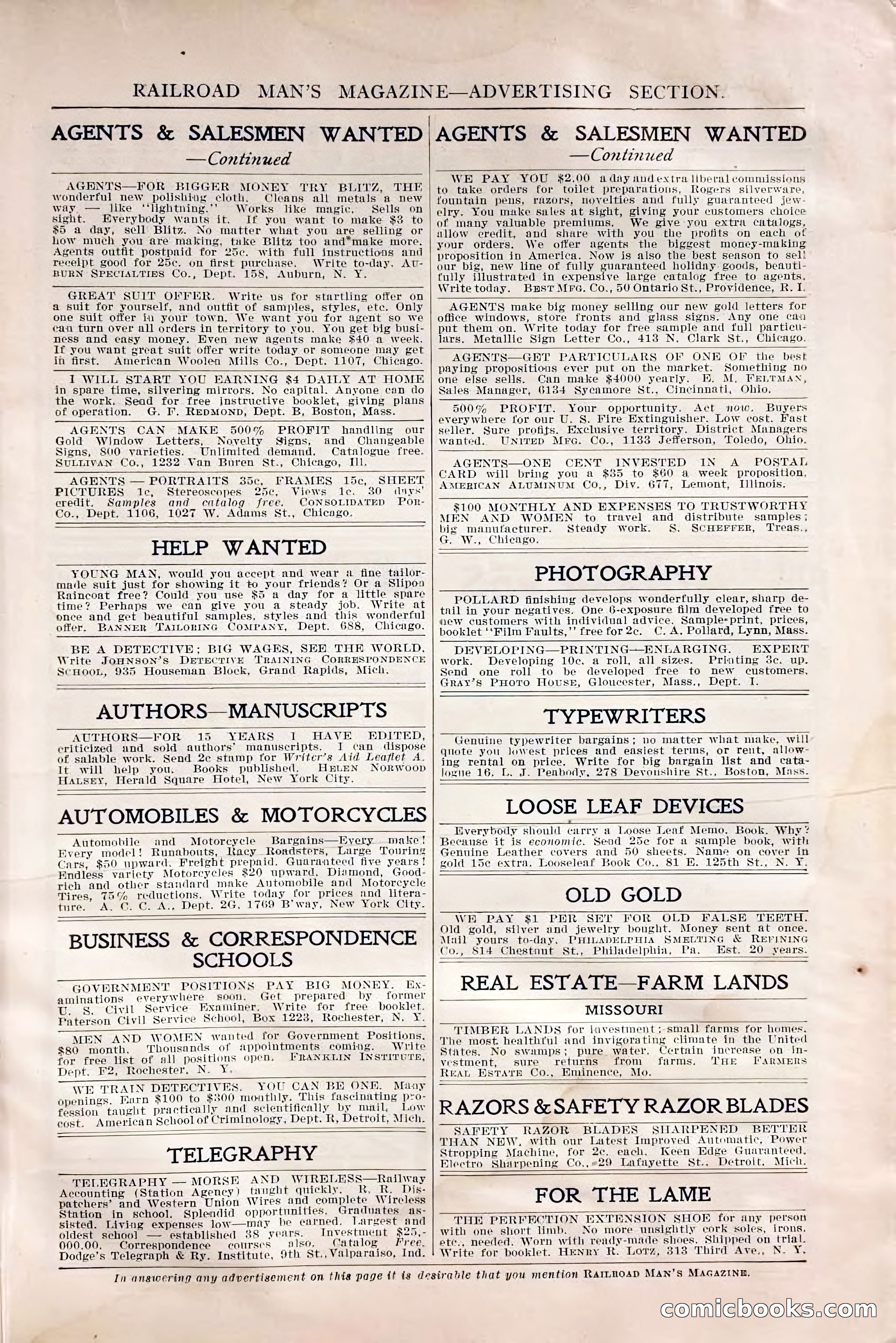 Railroad Man's Magazine, October 1912 — page 7 of 226
