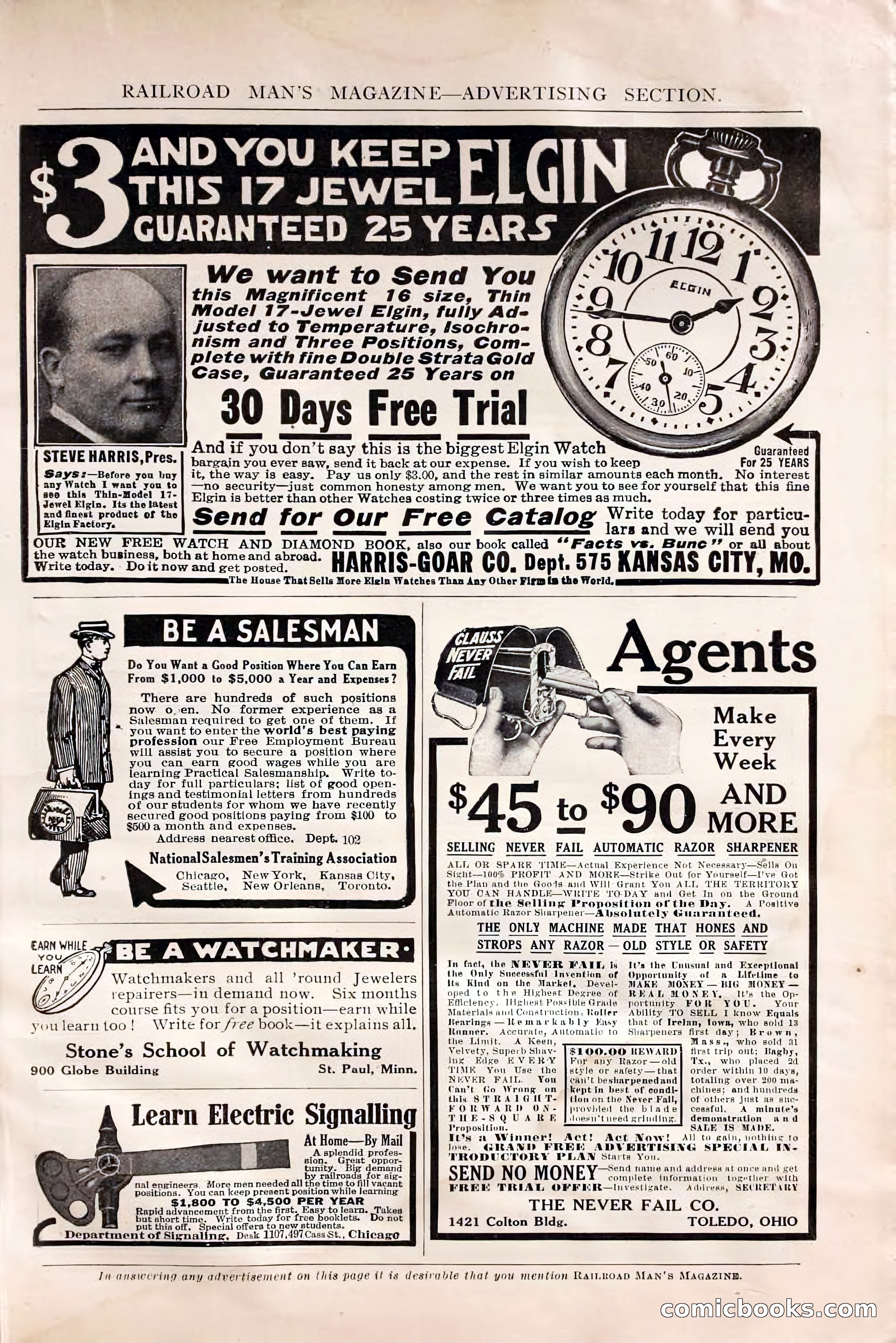 Railroad Man's Magazine, October 1912 — page 9 of 226
