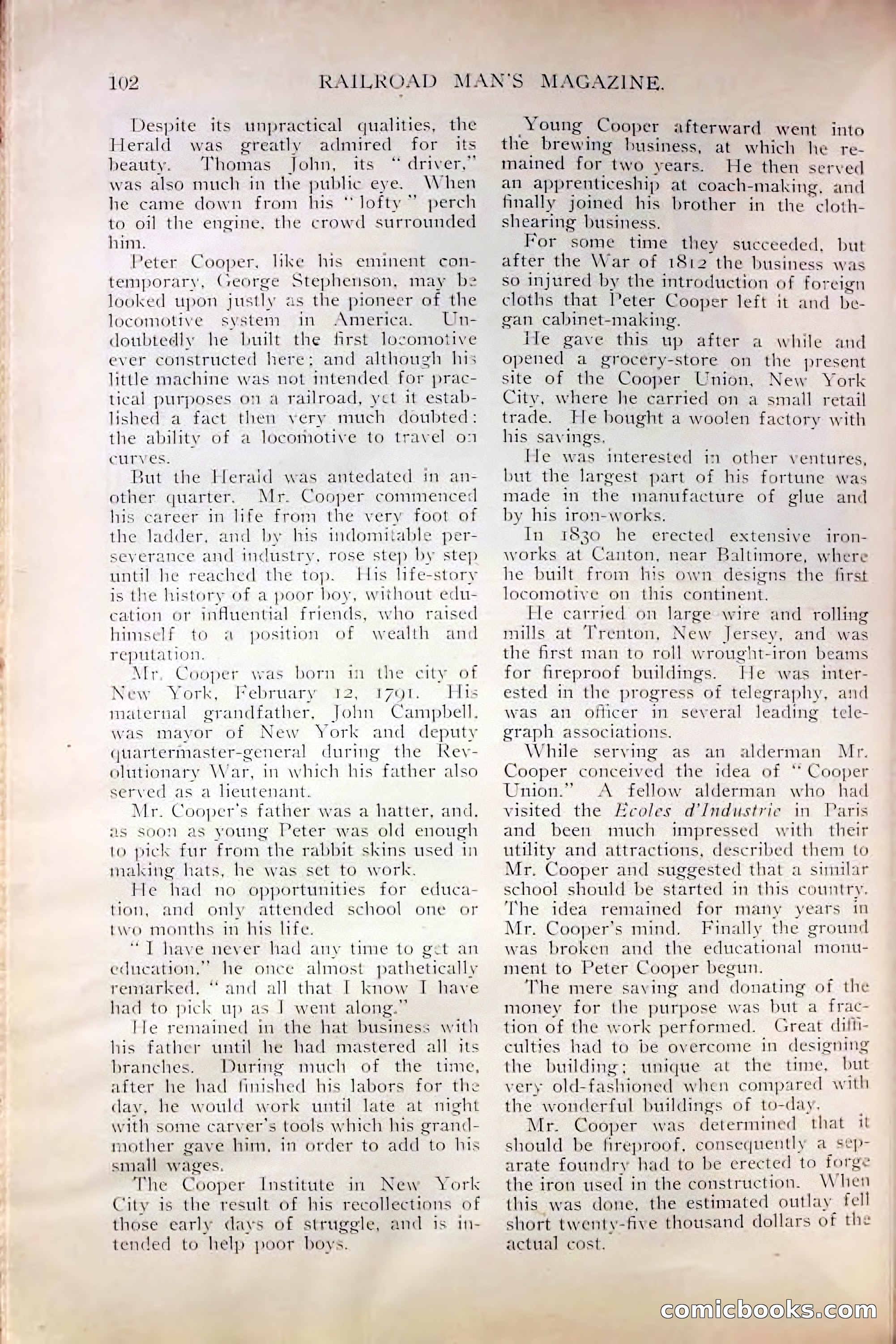 Railroad Man's Magazine, October 1912 — page 116 of 226