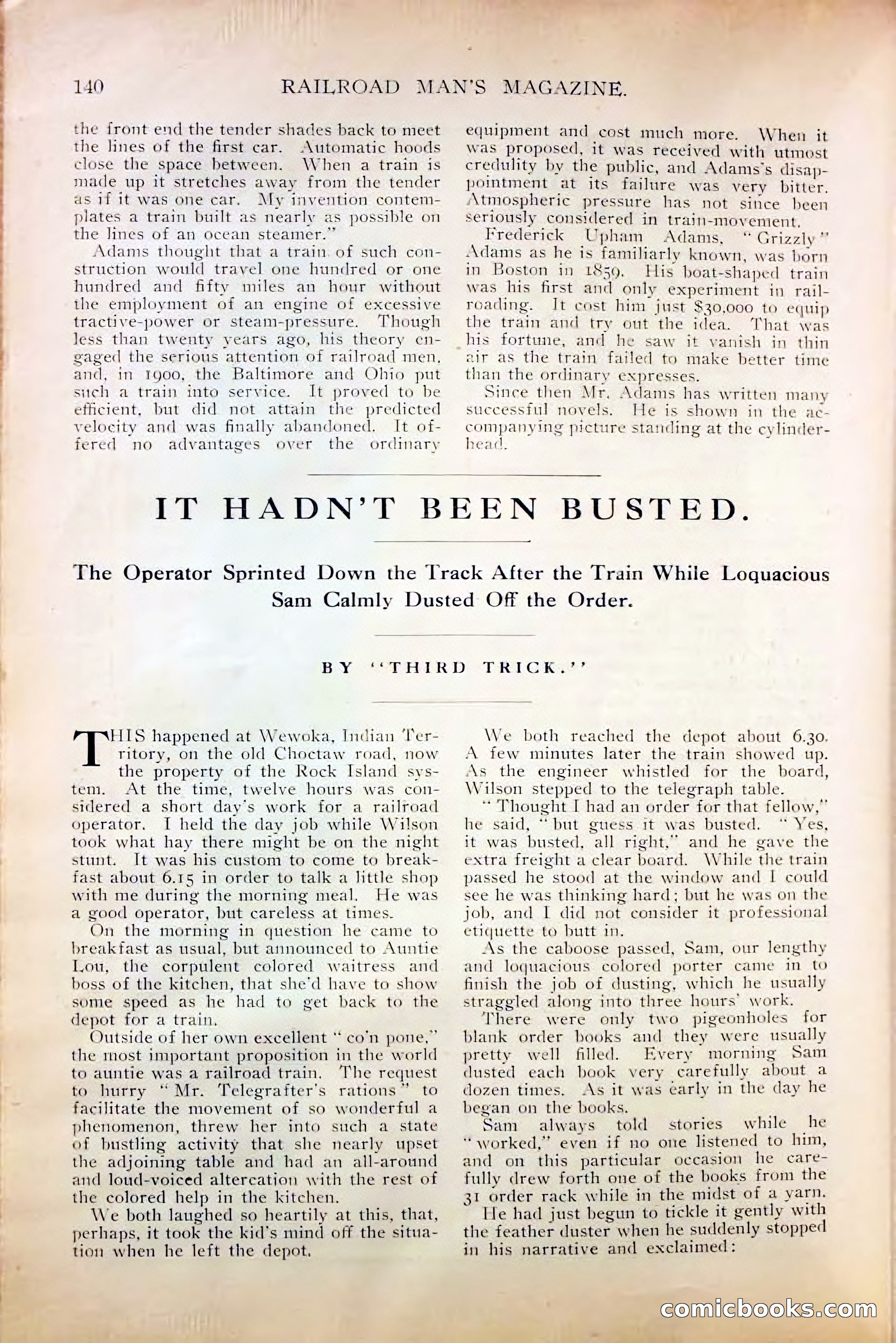 Railroad Man's Magazine, October 1912 — page 156 of 226