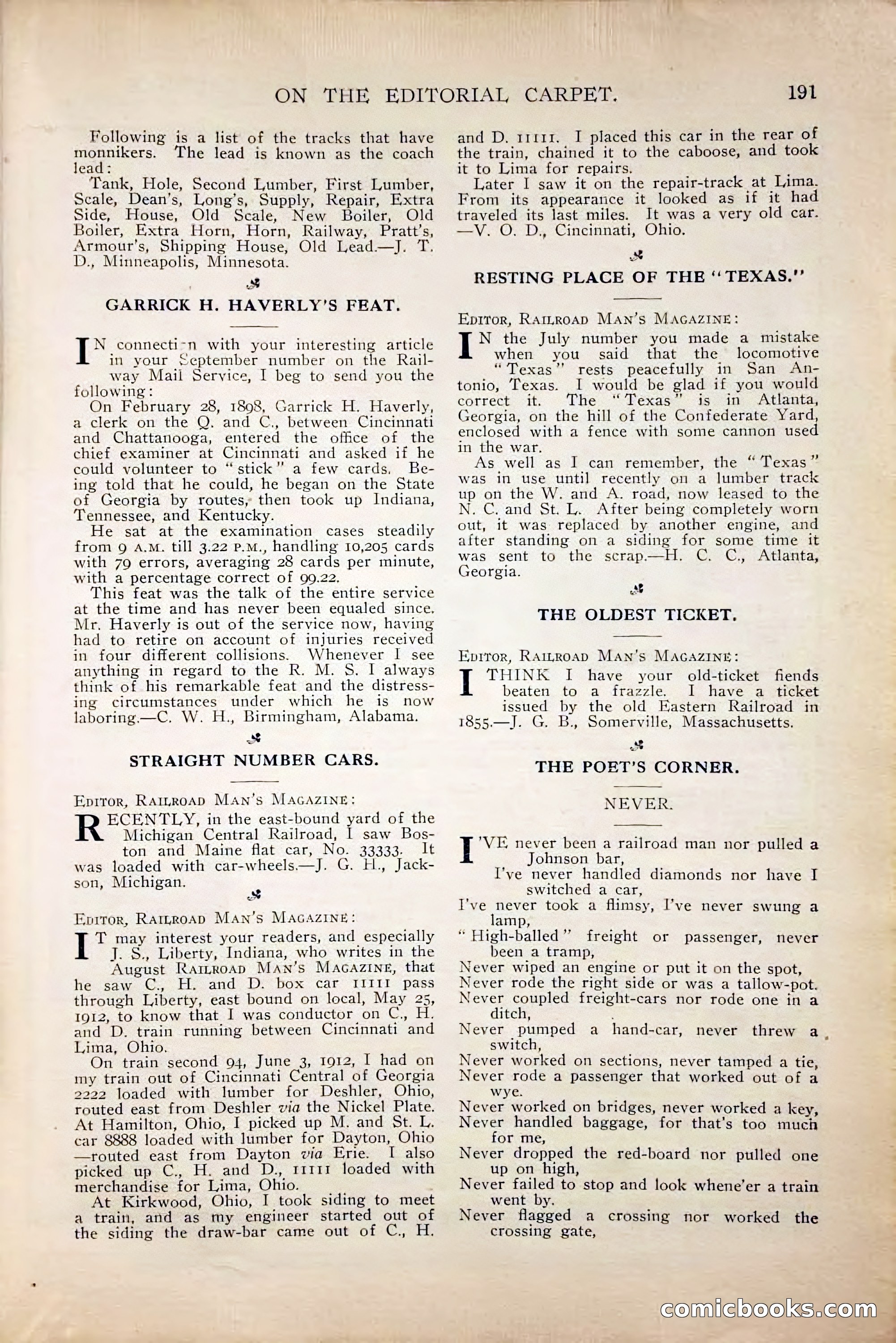 Railroad Man's Magazine, October 1912 — page 207 of 226