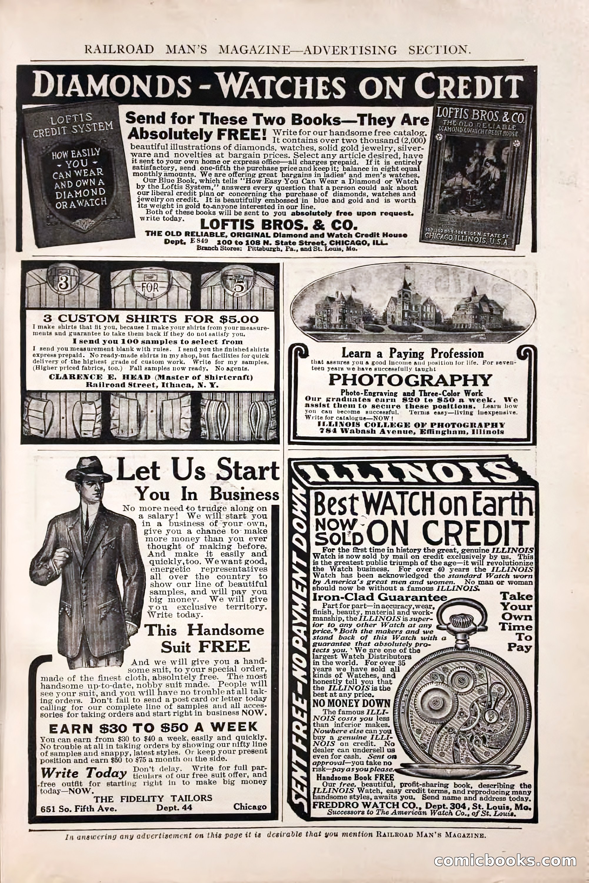 Railroad Man's Magazine, October 1912 — page 215 of 226