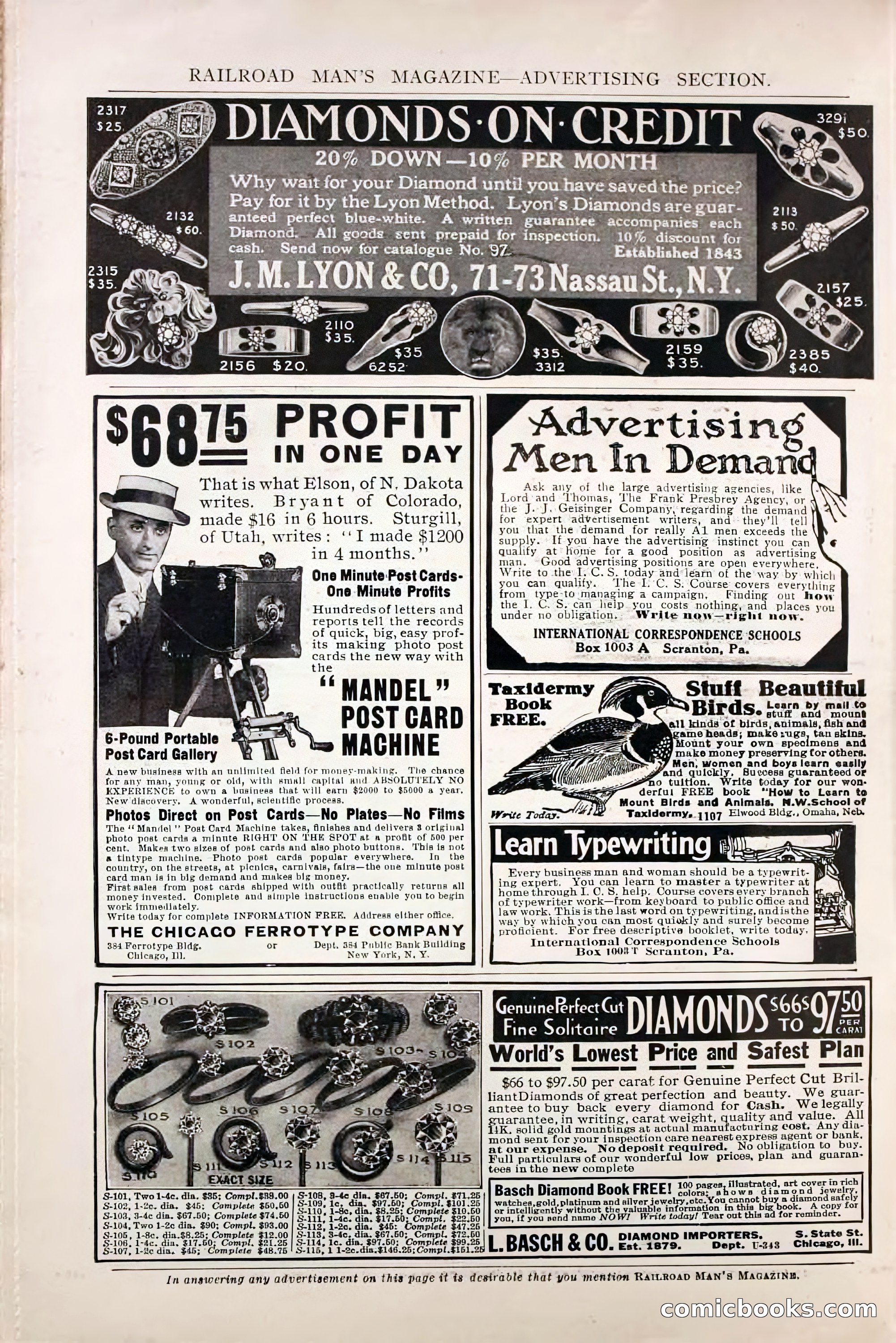 Railroad Man's Magazine, October 1912 — page 216 of 226