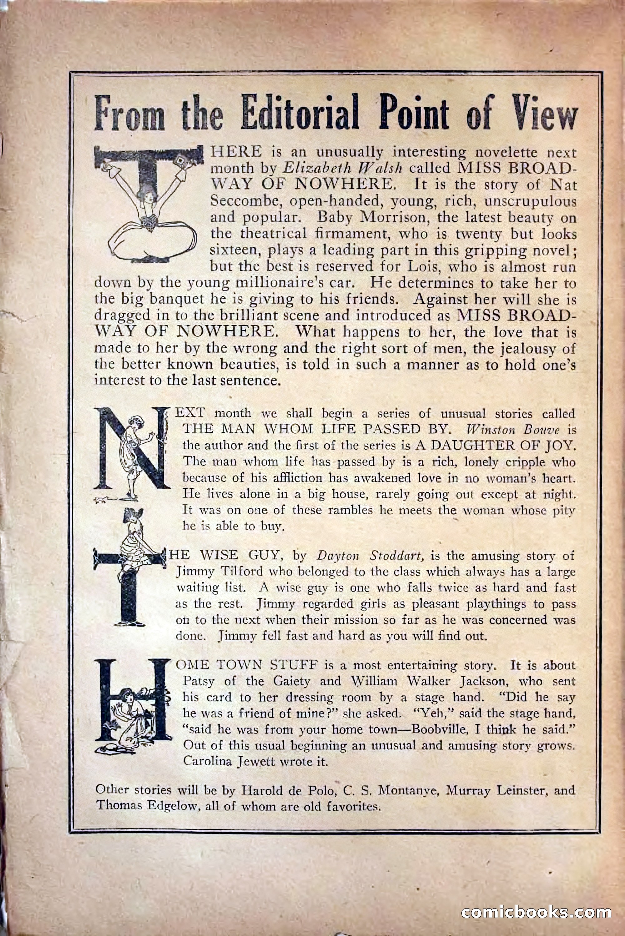 Saucy Stories, May 1919 — page 4 of 136