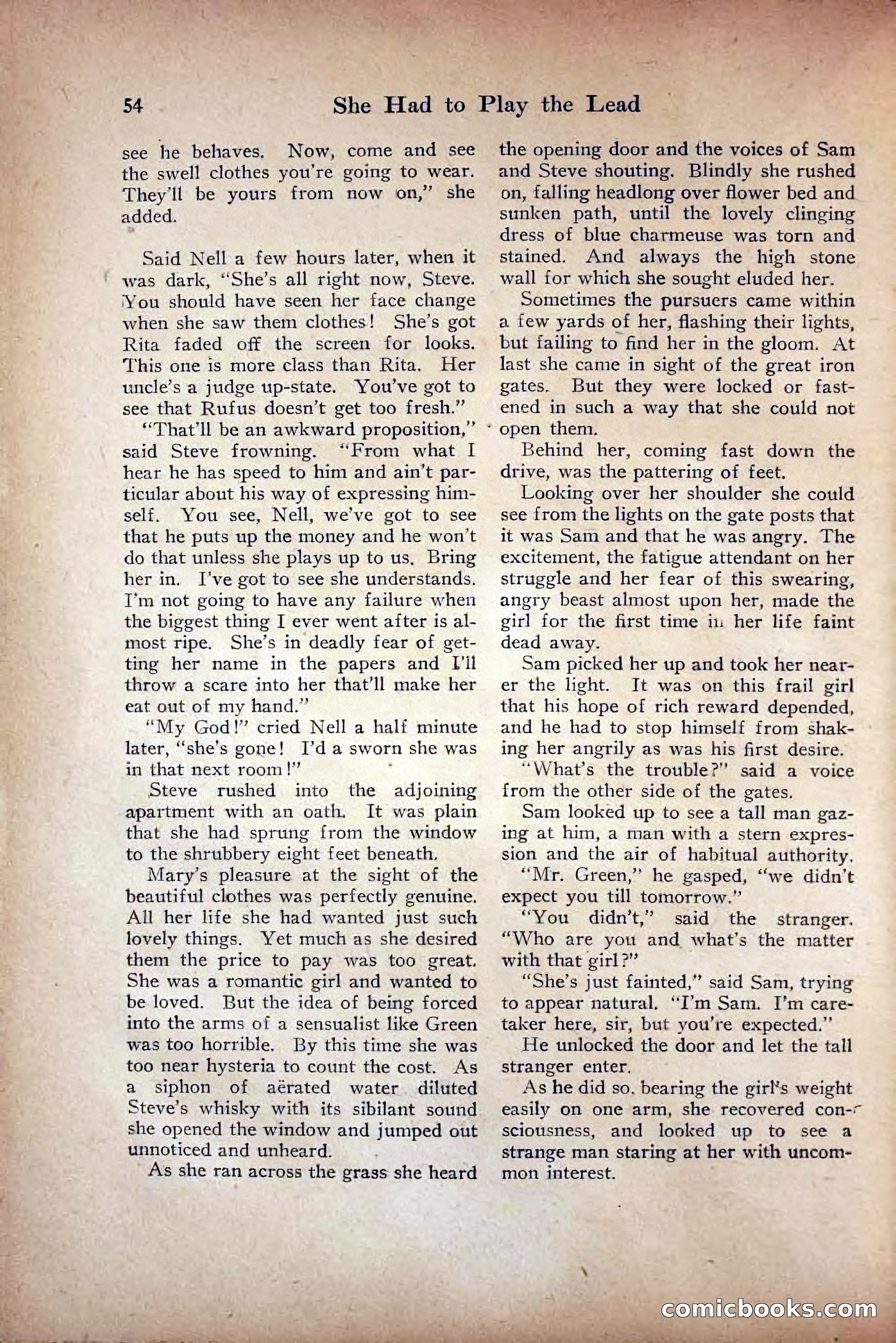 Saucy Stories, May 1919 — page 56 of 136