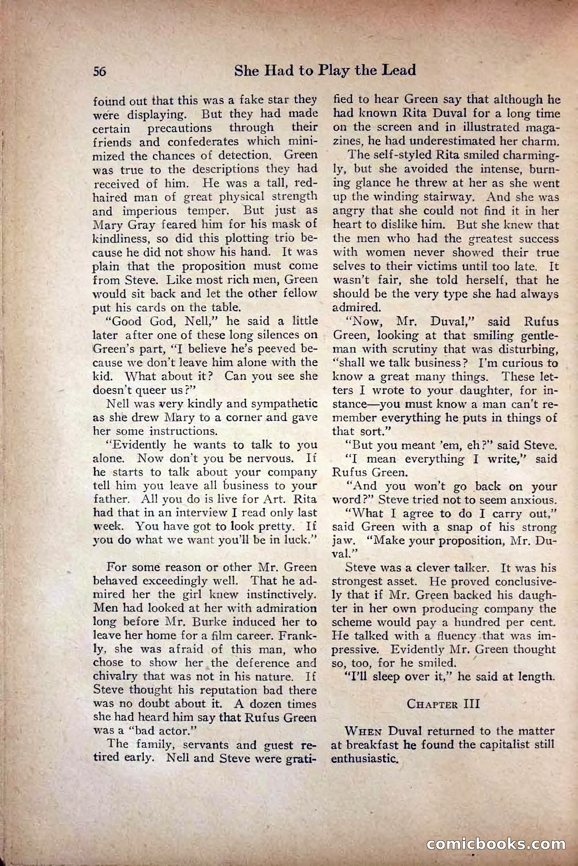 Saucy Stories, May 1919 — page 58 of 136