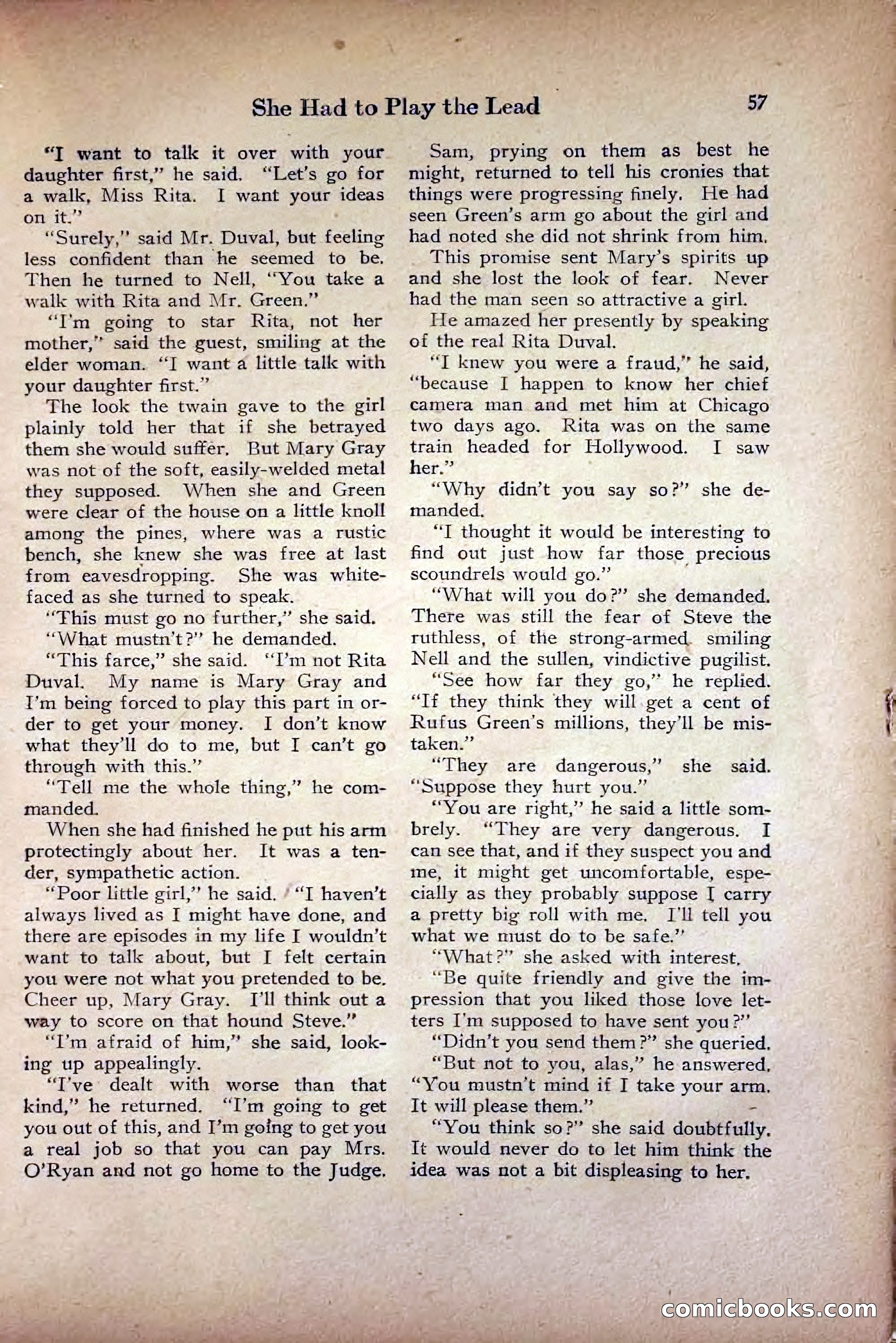 Saucy Stories, May 1919 — page 59 of 136