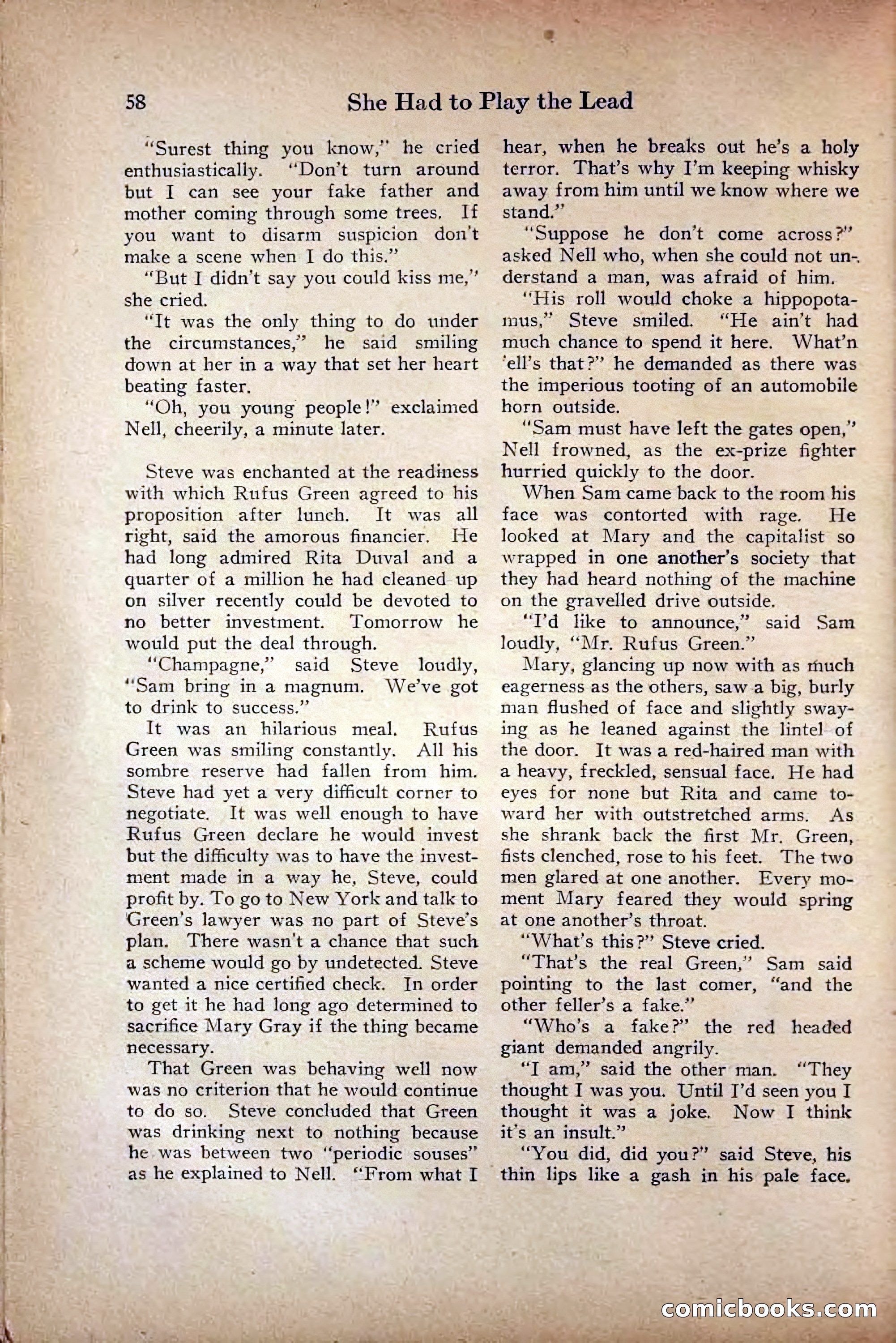 Saucy Stories, May 1919 — page 60 of 136