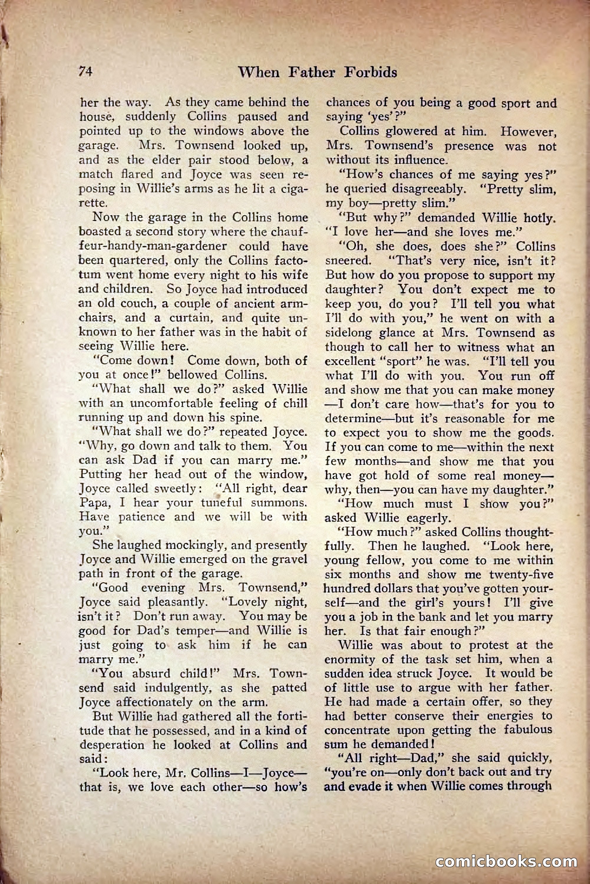 Saucy Stories, May 1919 — page 76 of 136
