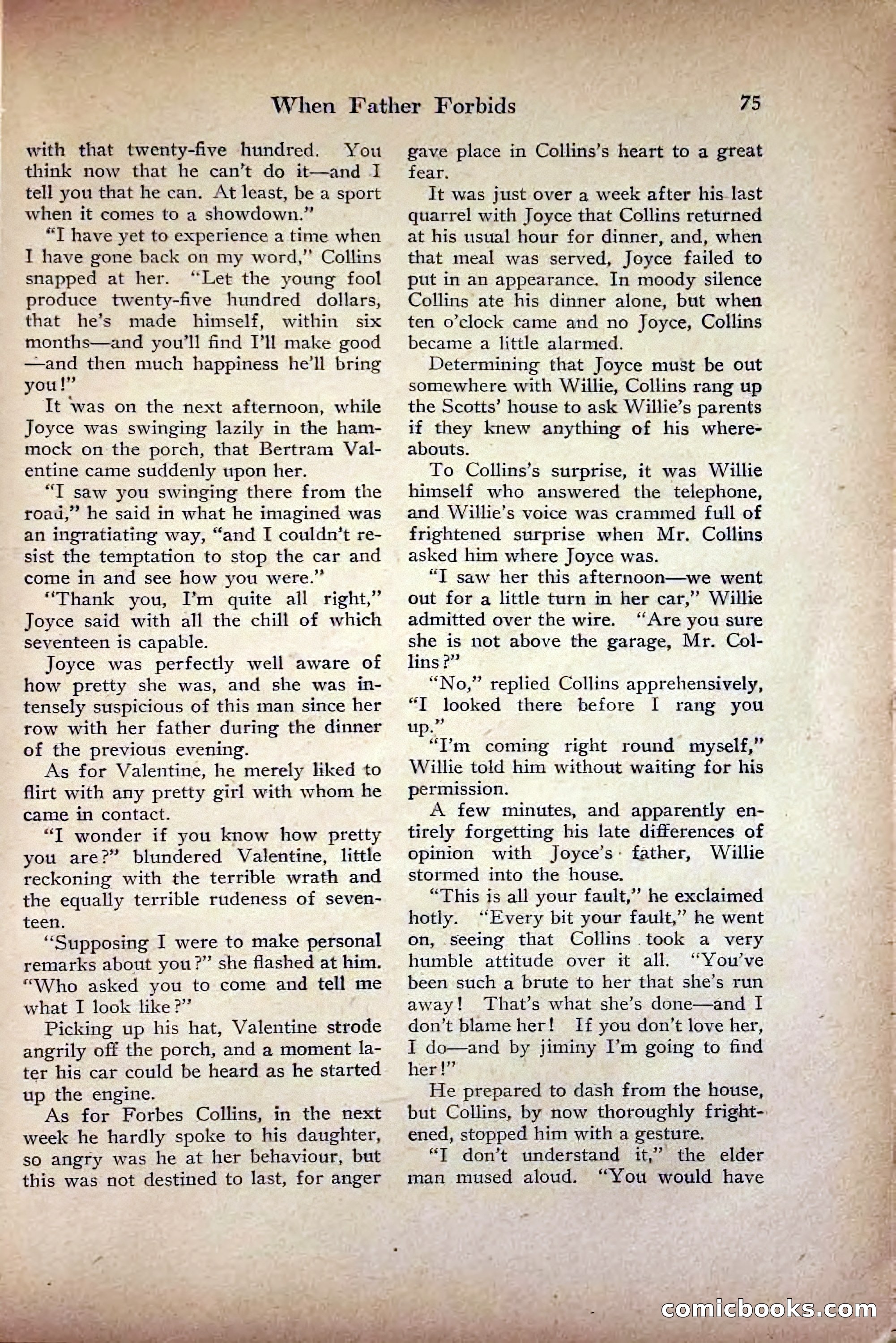 Saucy Stories, May 1919 — page 77 of 136
