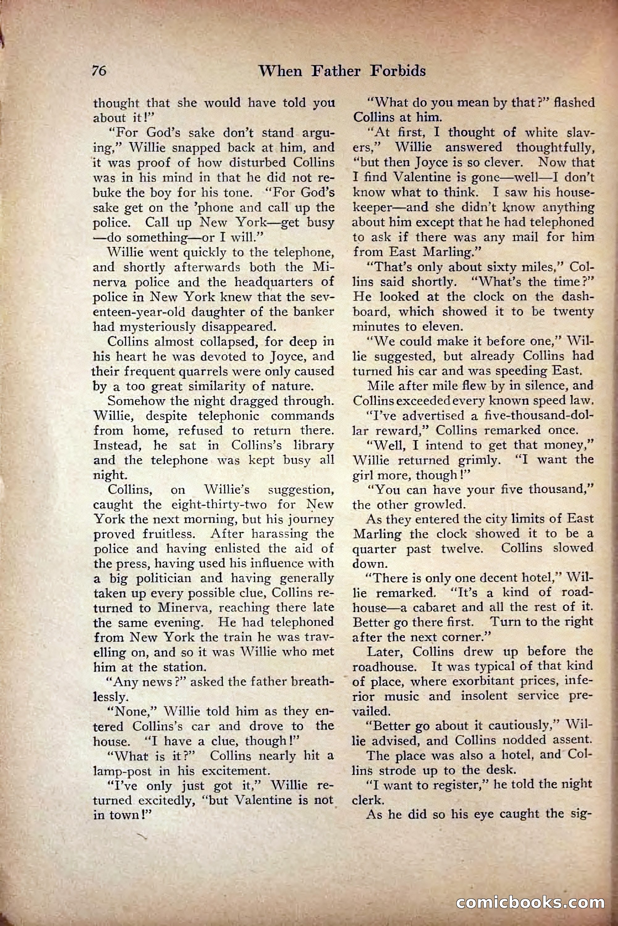 Saucy Stories, May 1919 — page 78 of 136