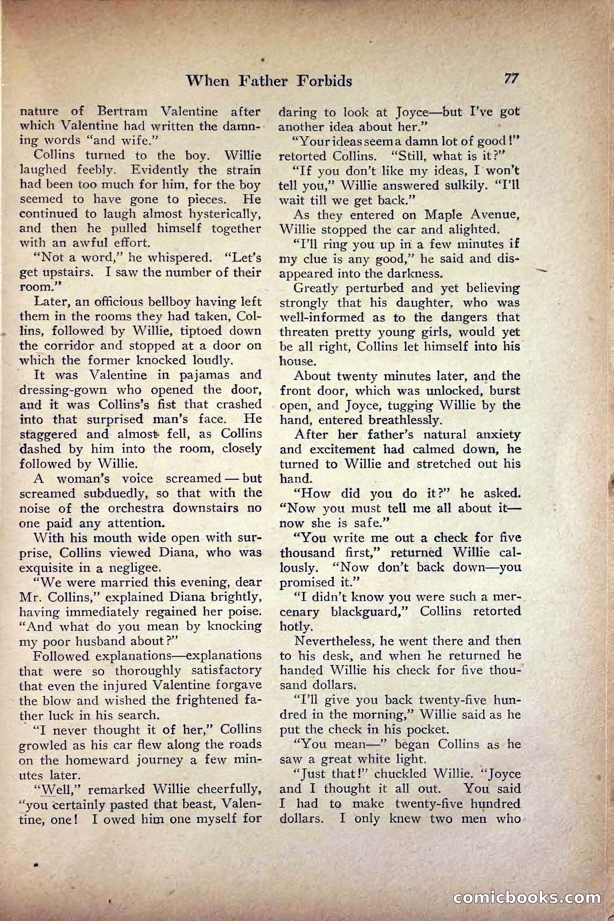 Saucy Stories, May 1919 — page 79 of 136