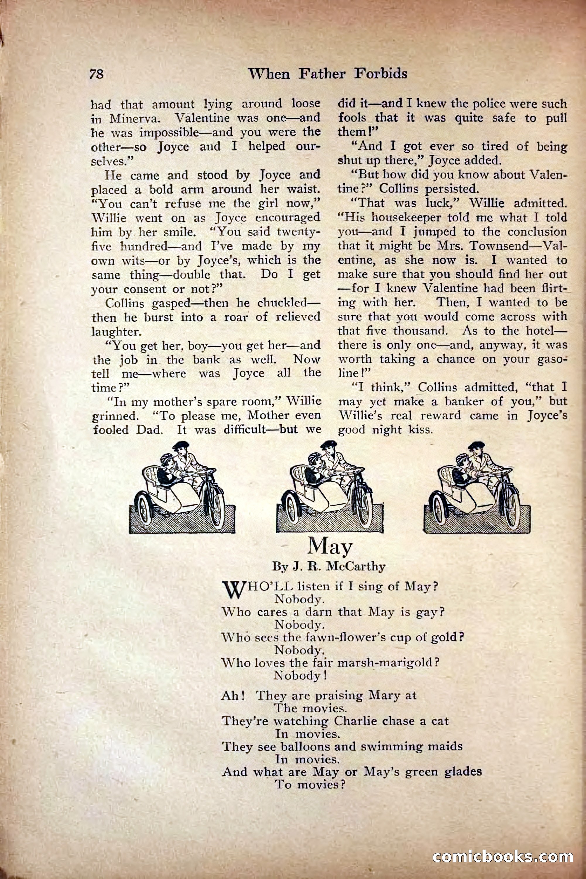 Saucy Stories, May 1919 — page 80 of 136