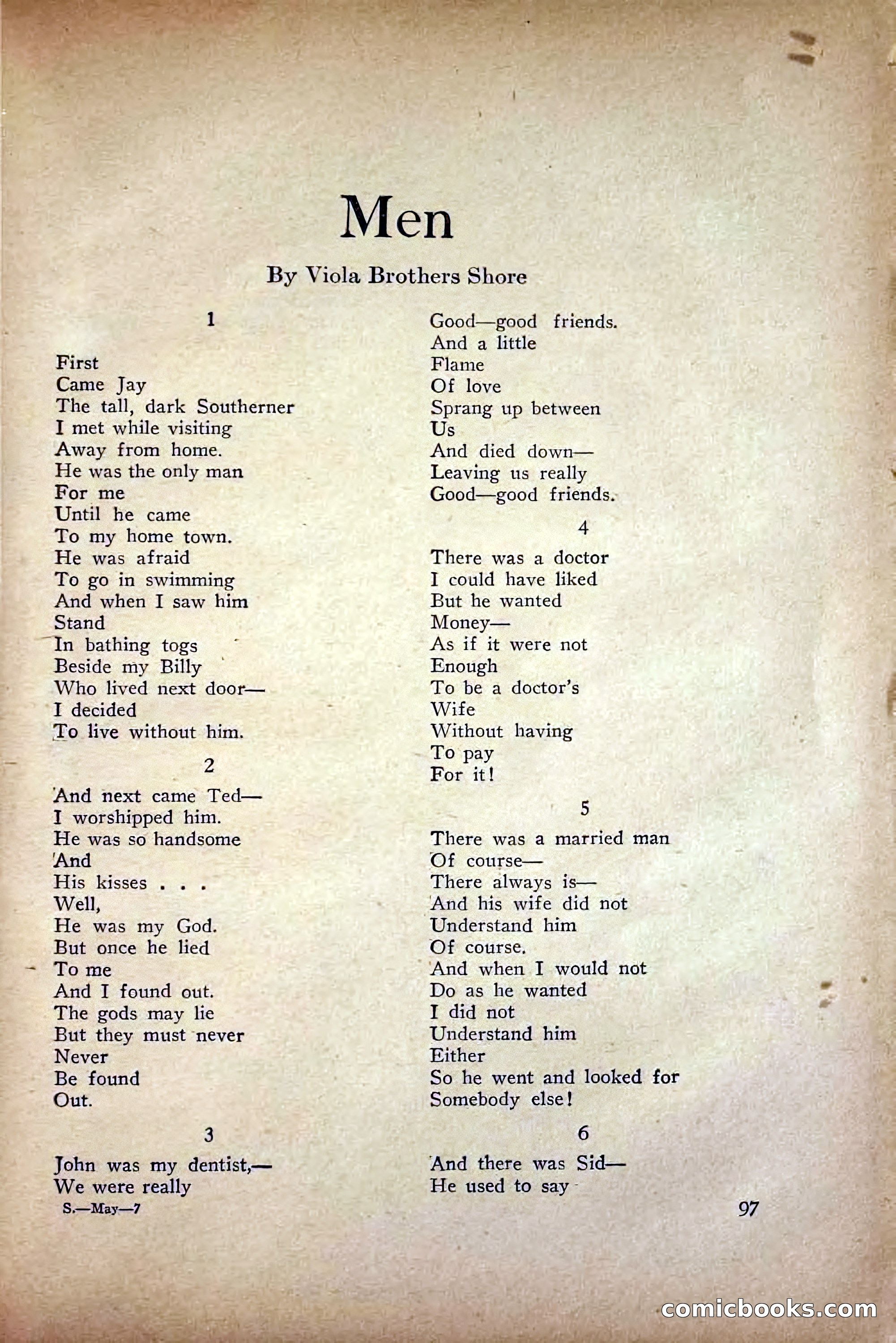 Saucy Stories, May 1919 — page 99 of 136