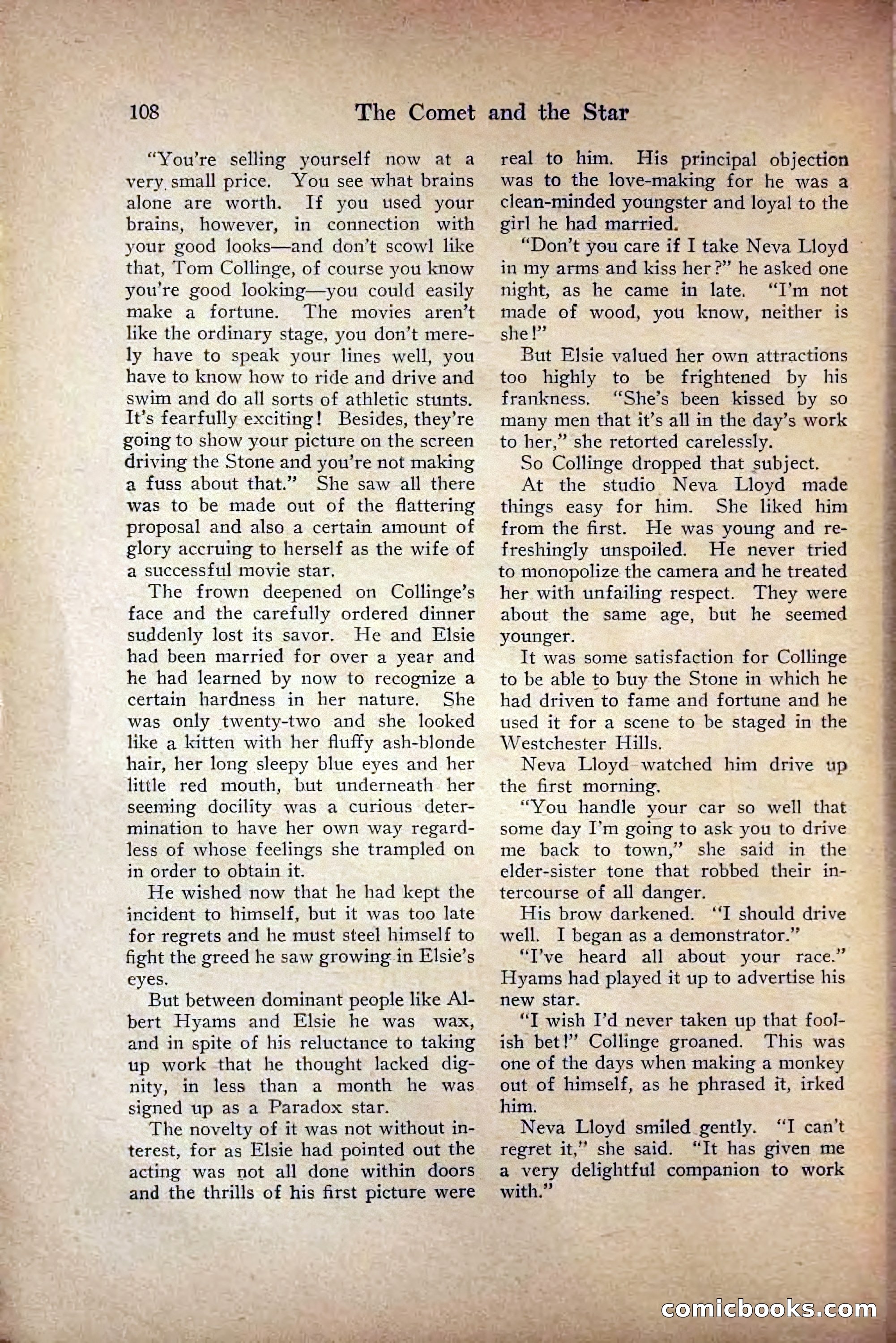 Saucy Stories, May 1919 — page 110 of 136