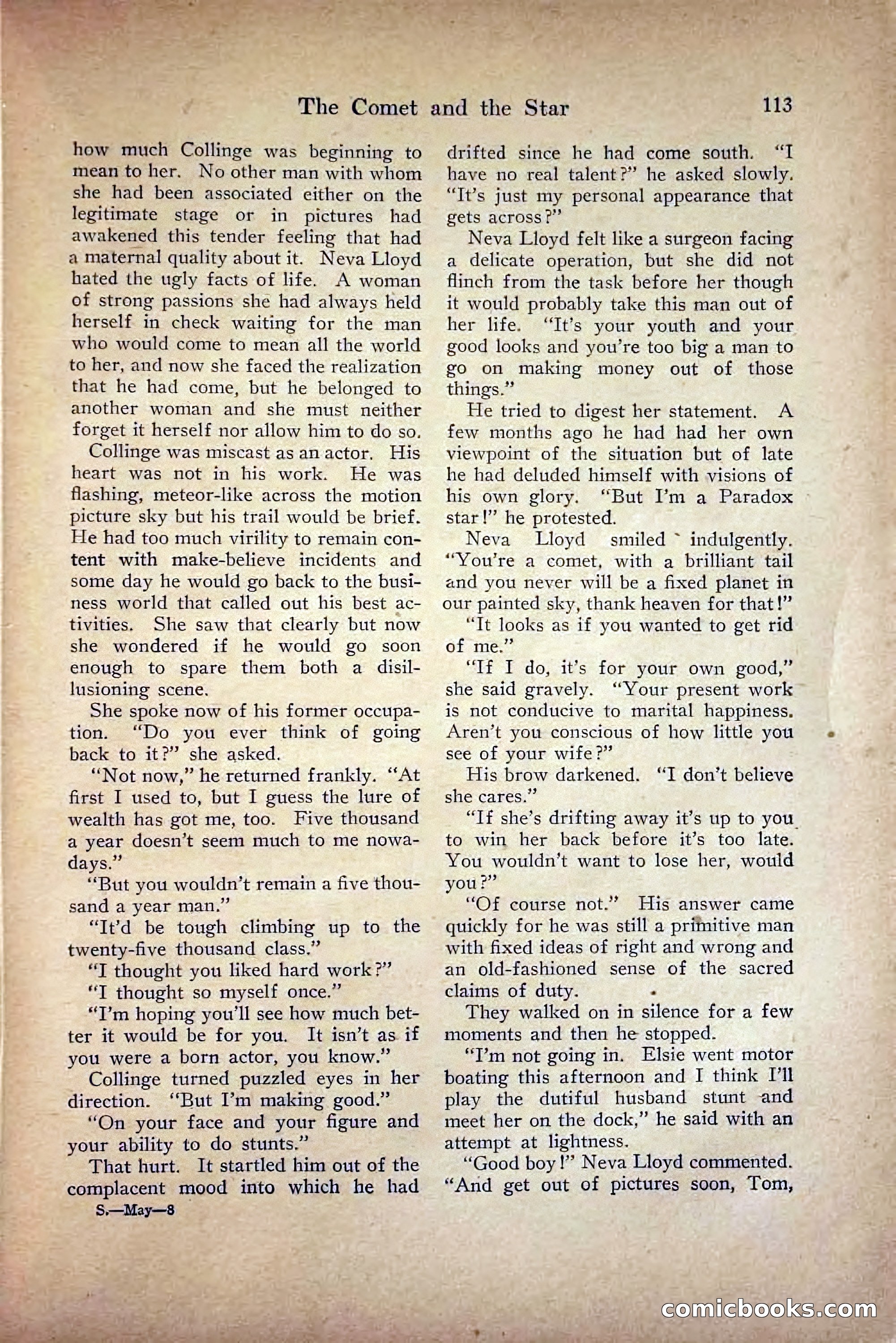 Saucy Stories, May 1919 — page 115 of 136