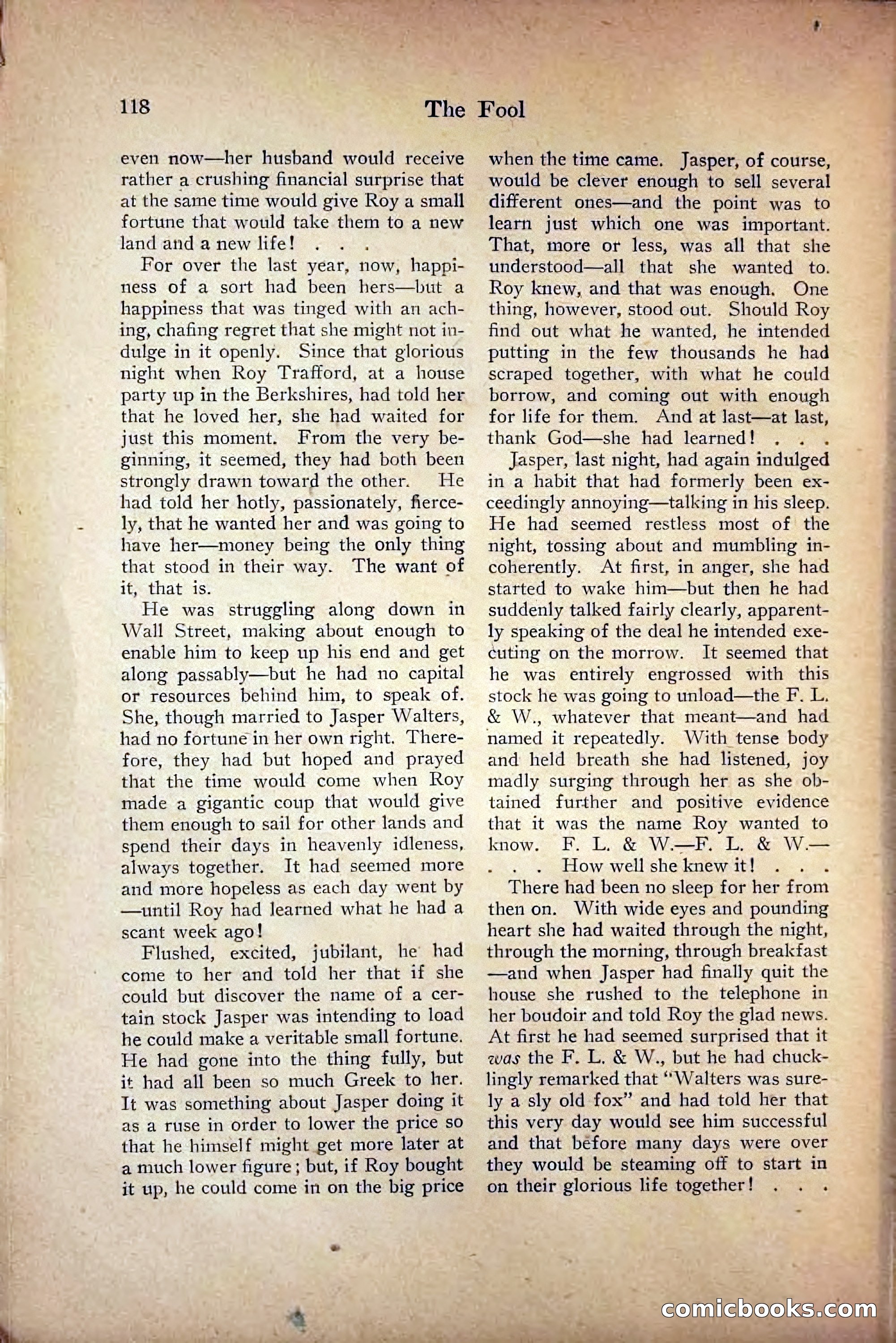 Saucy Stories, May 1919 — page 120 of 136