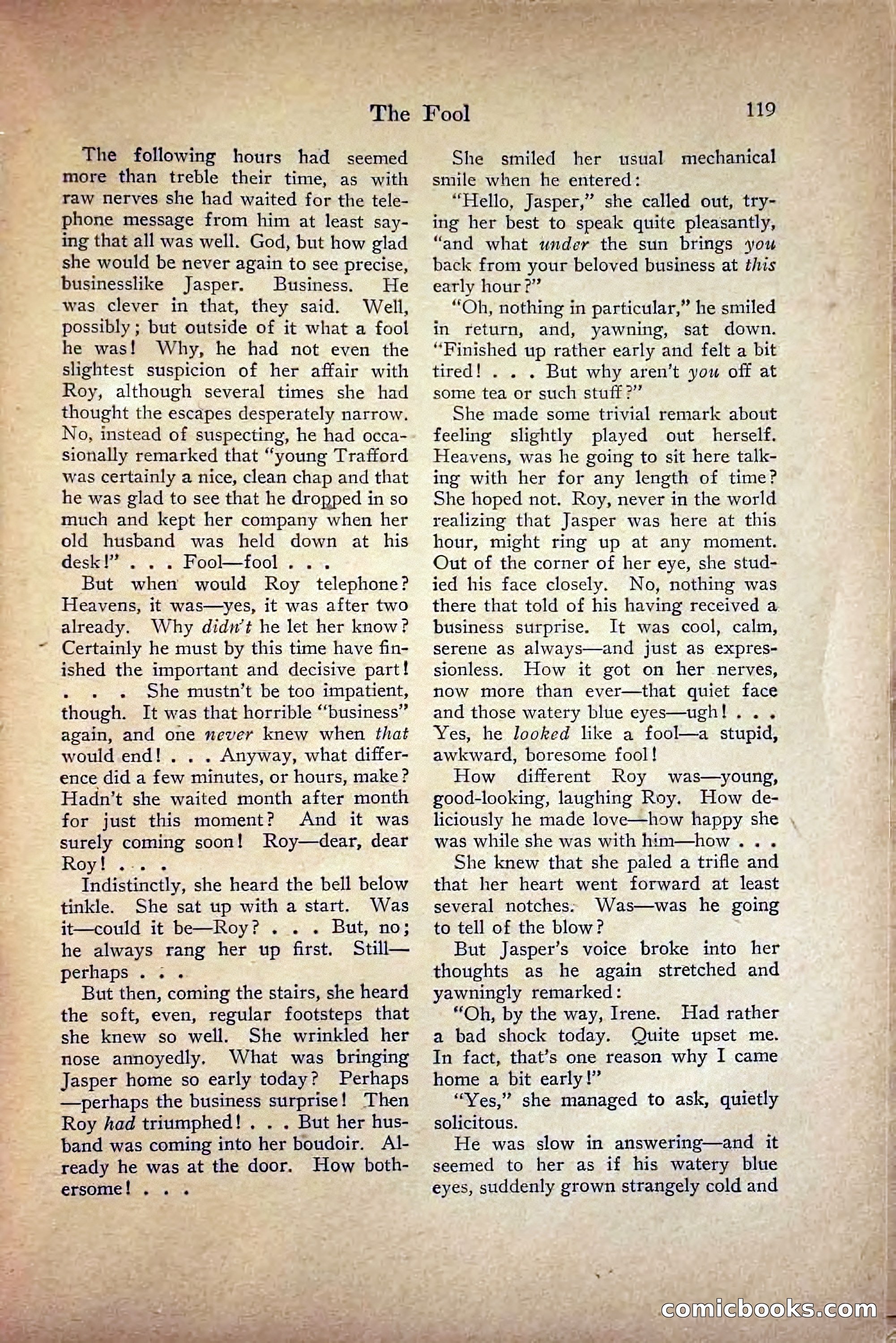 Saucy Stories, May 1919 — page 121 of 136