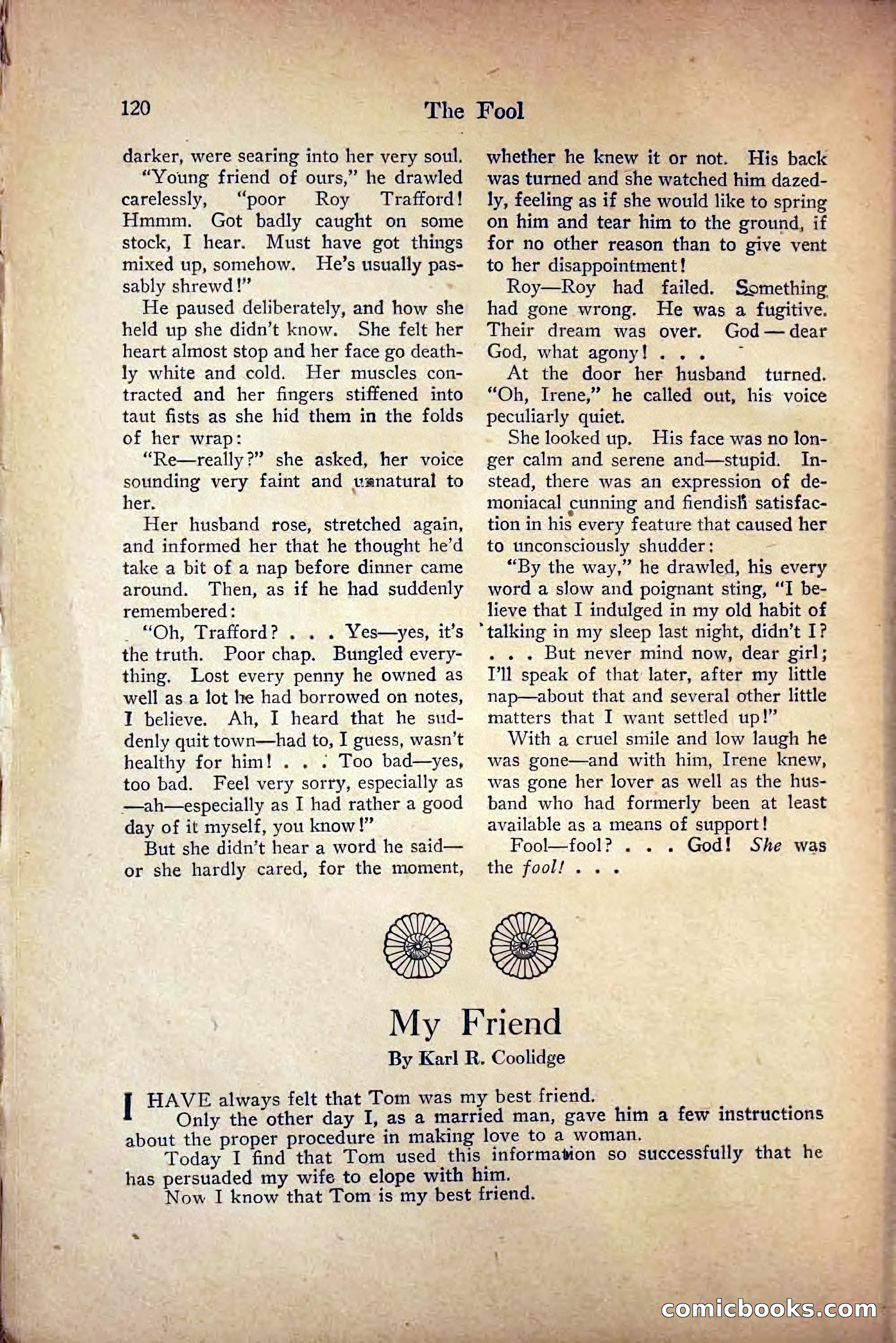 Saucy Stories, May 1919 — page 122 of 136
