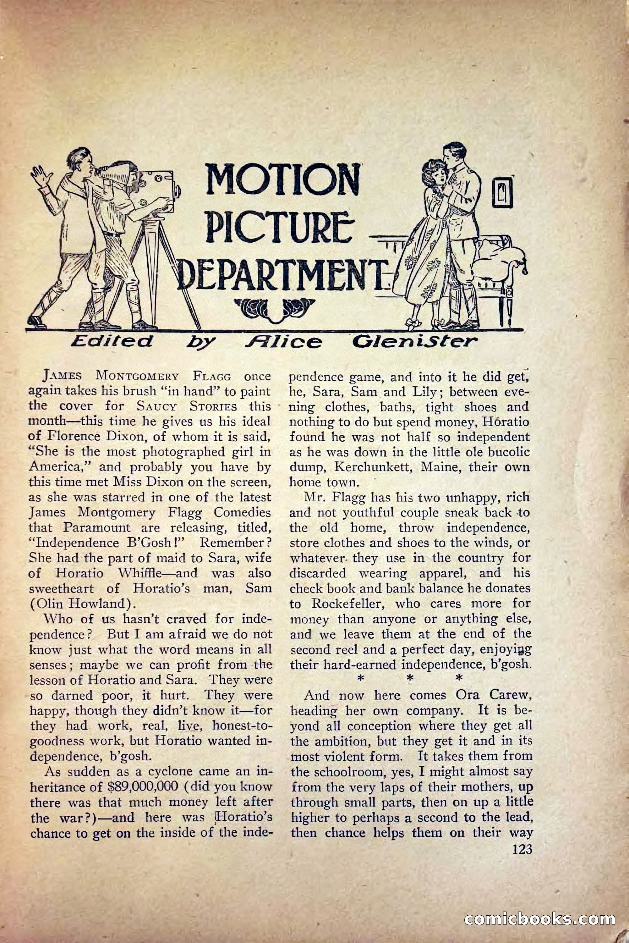 Saucy Stories, May 1919 — page 125 of 136