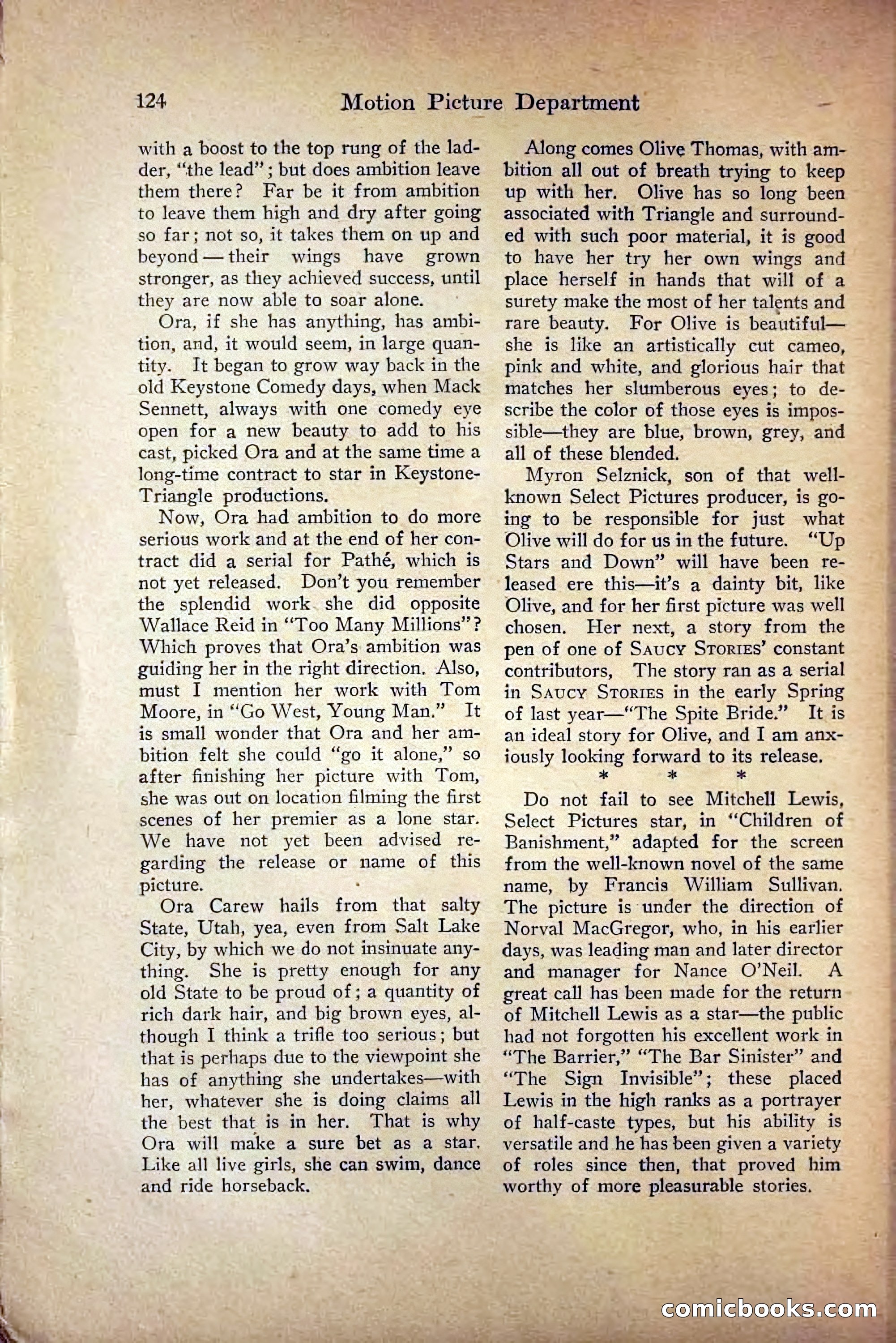 Saucy Stories, May 1919 — page 126 of 136
