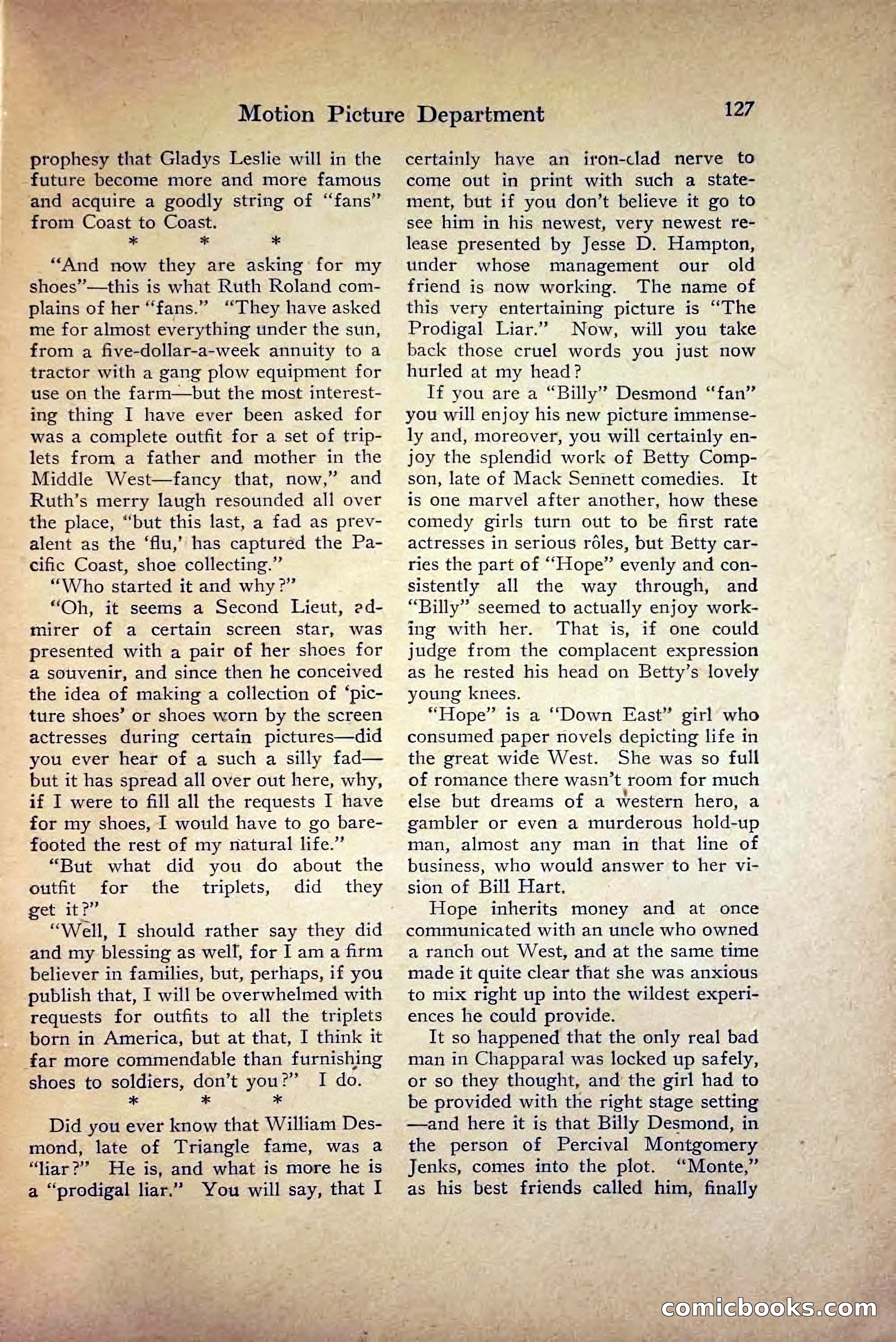 Saucy Stories, May 1919 — page 129 of 136