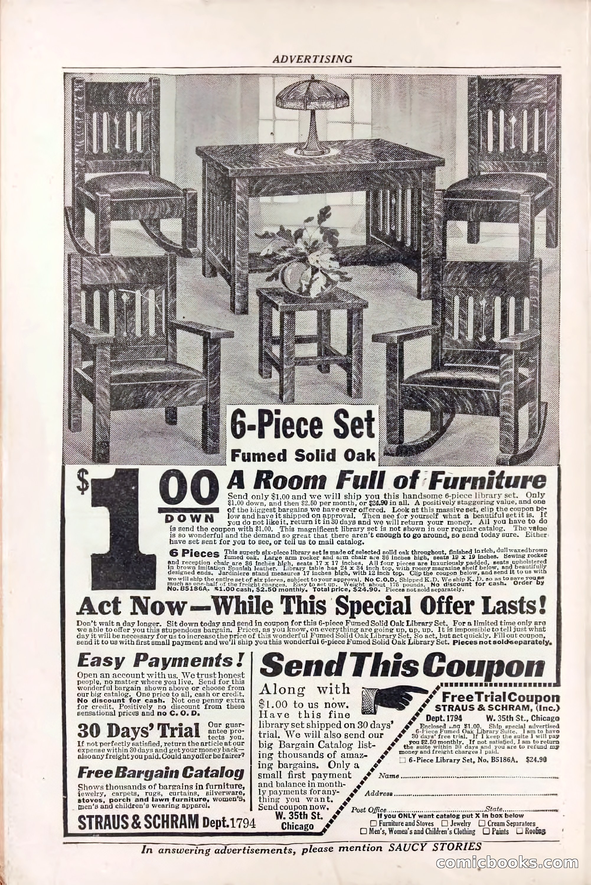 Saucy Stories, May 1919 — page 134 of 136
