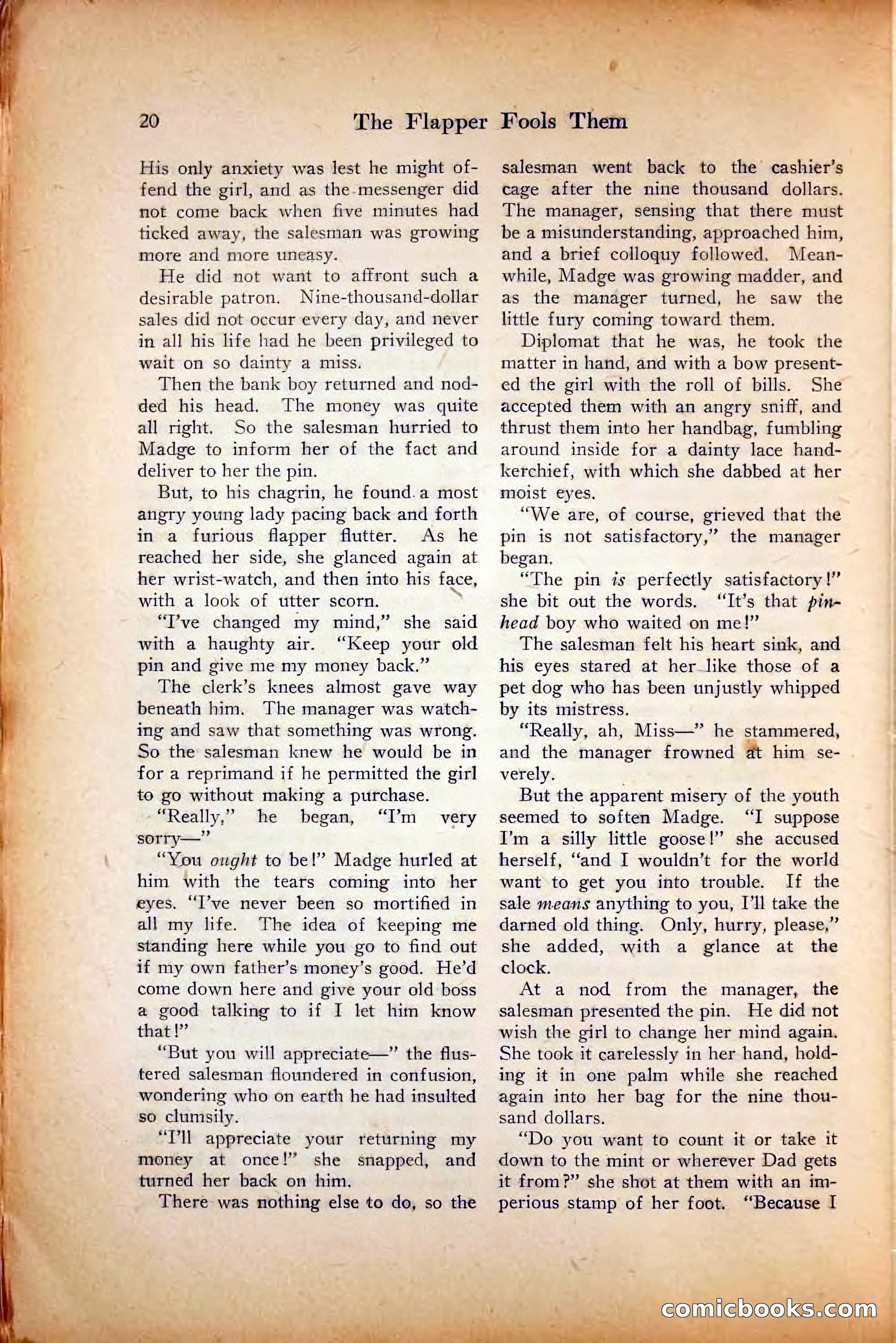 Saucy Stories, August 1, 1922 — page 22 of 132