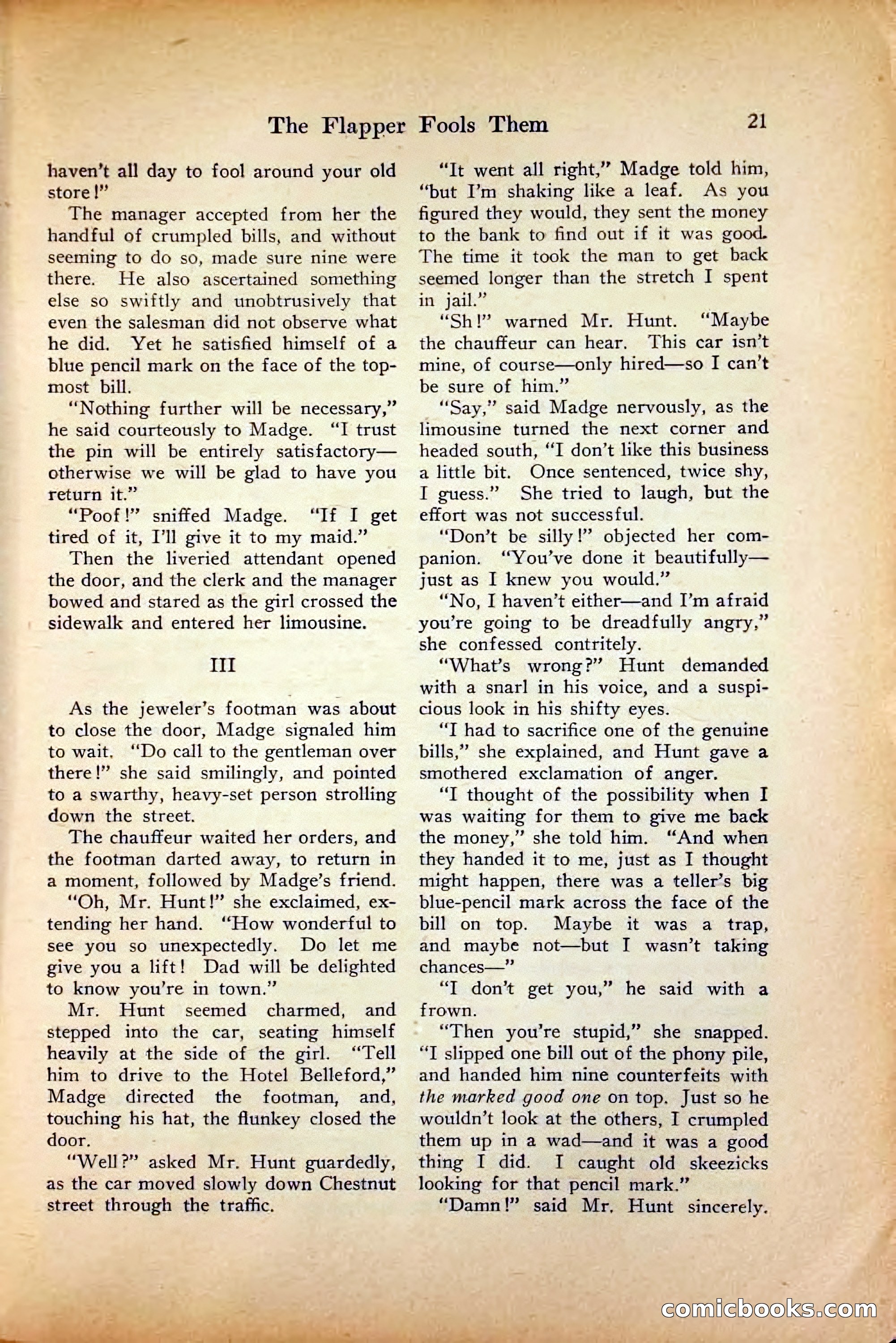 Saucy Stories, August 1, 1922 — page 23 of 132