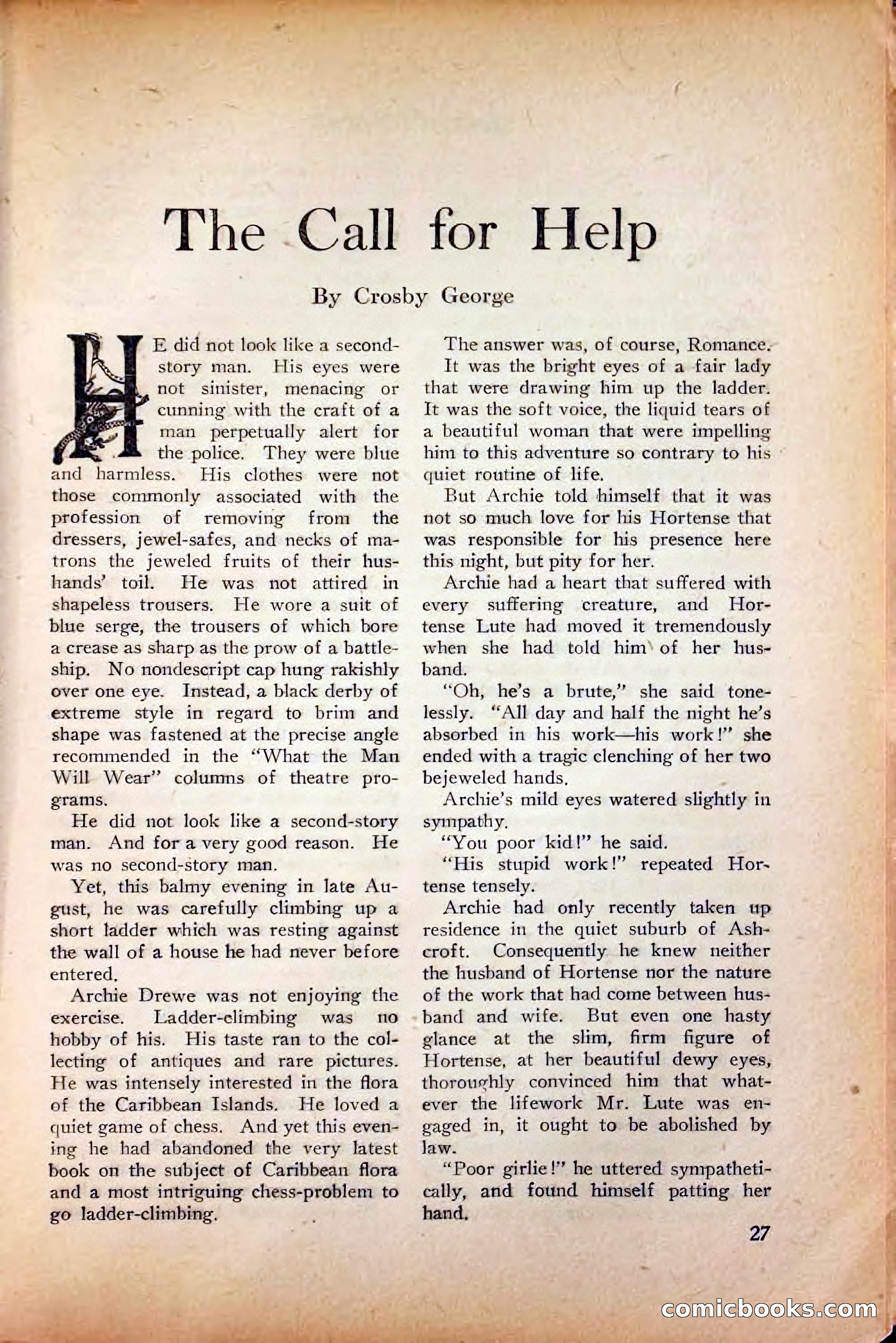 Saucy Stories, August 1, 1922 — page 29 of 132