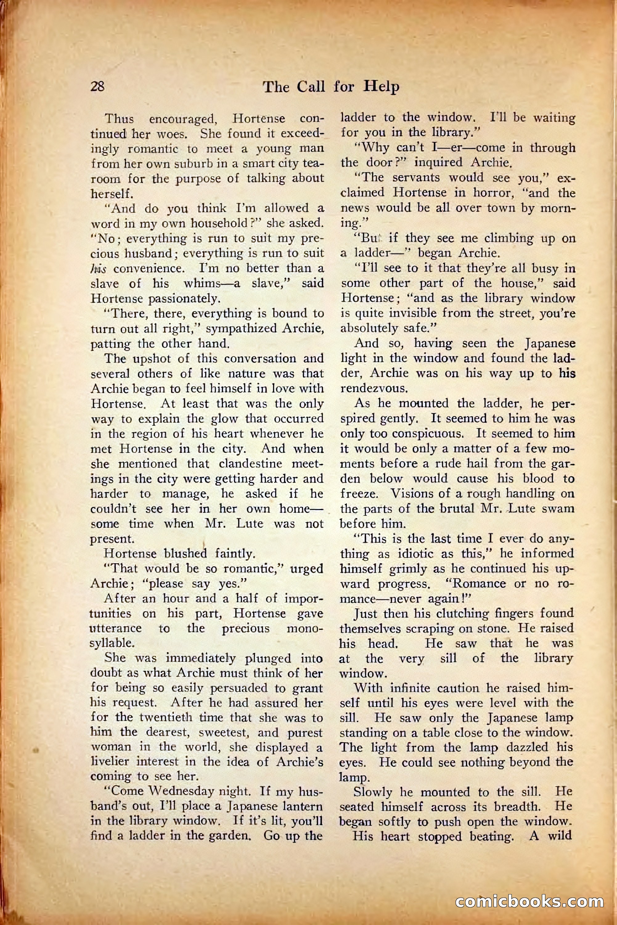 Saucy Stories, August 1, 1922 — page 30 of 132