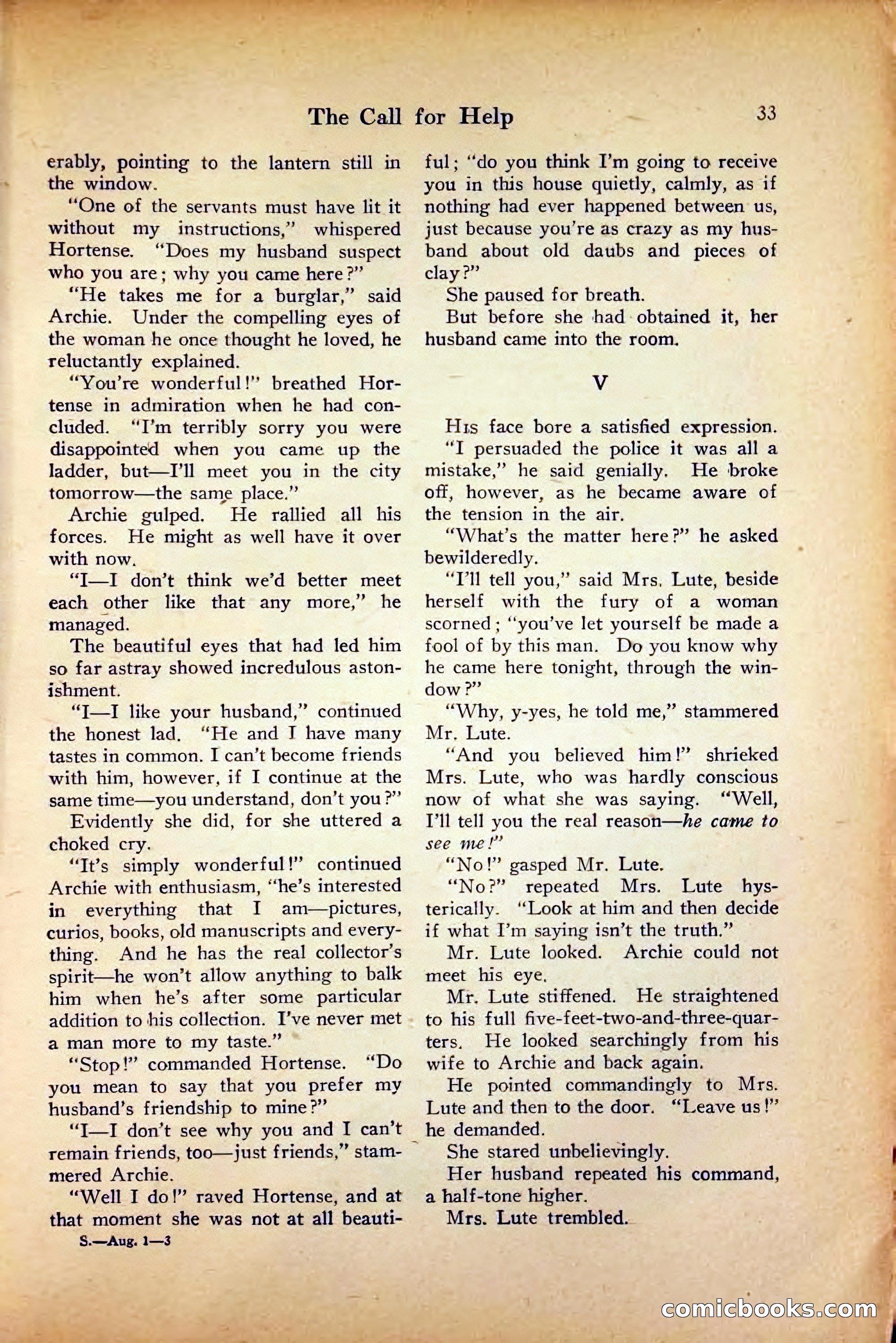 Saucy Stories, August 1, 1922 — page 35 of 132