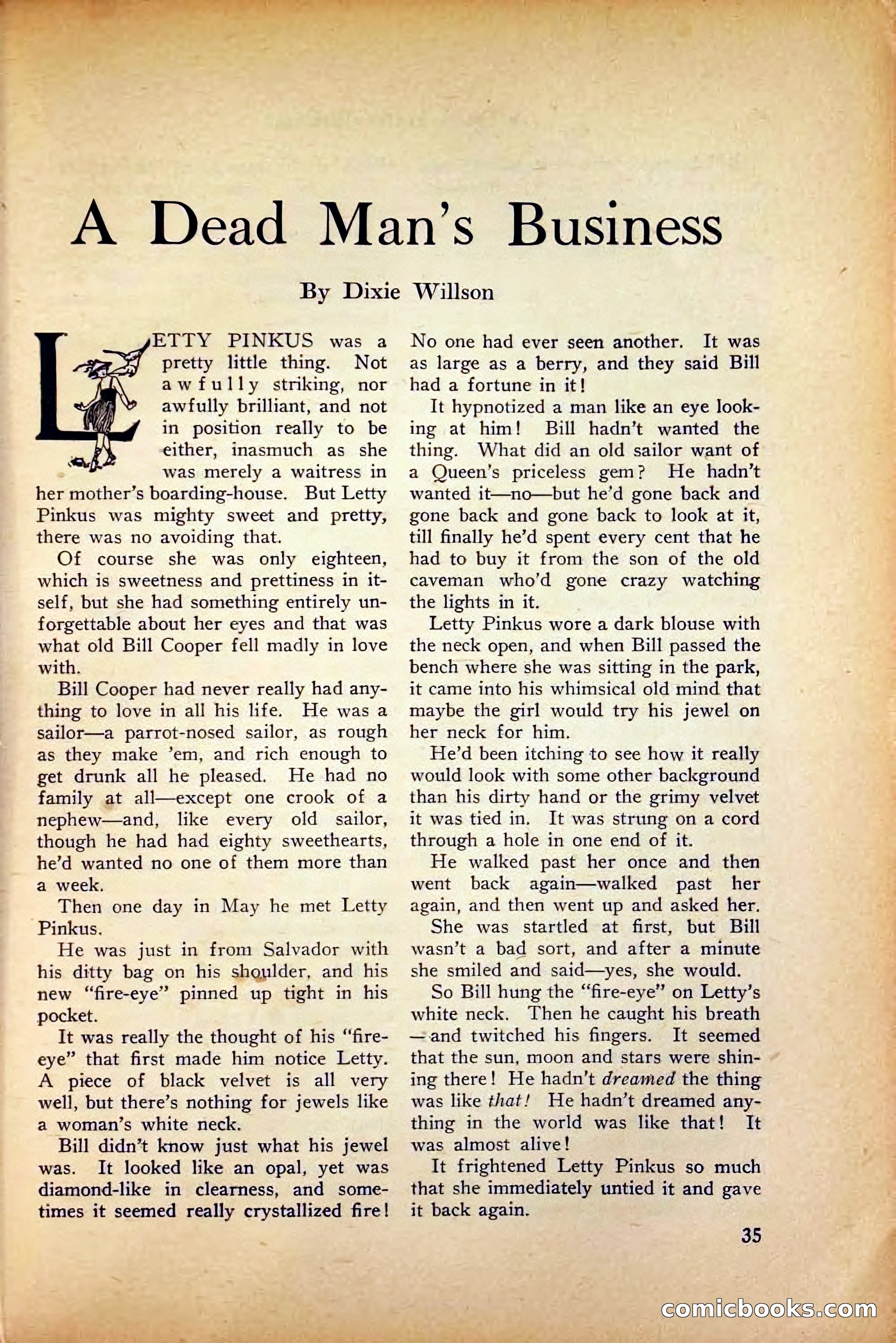 Saucy Stories, August 1, 1922 — page 37 of 132