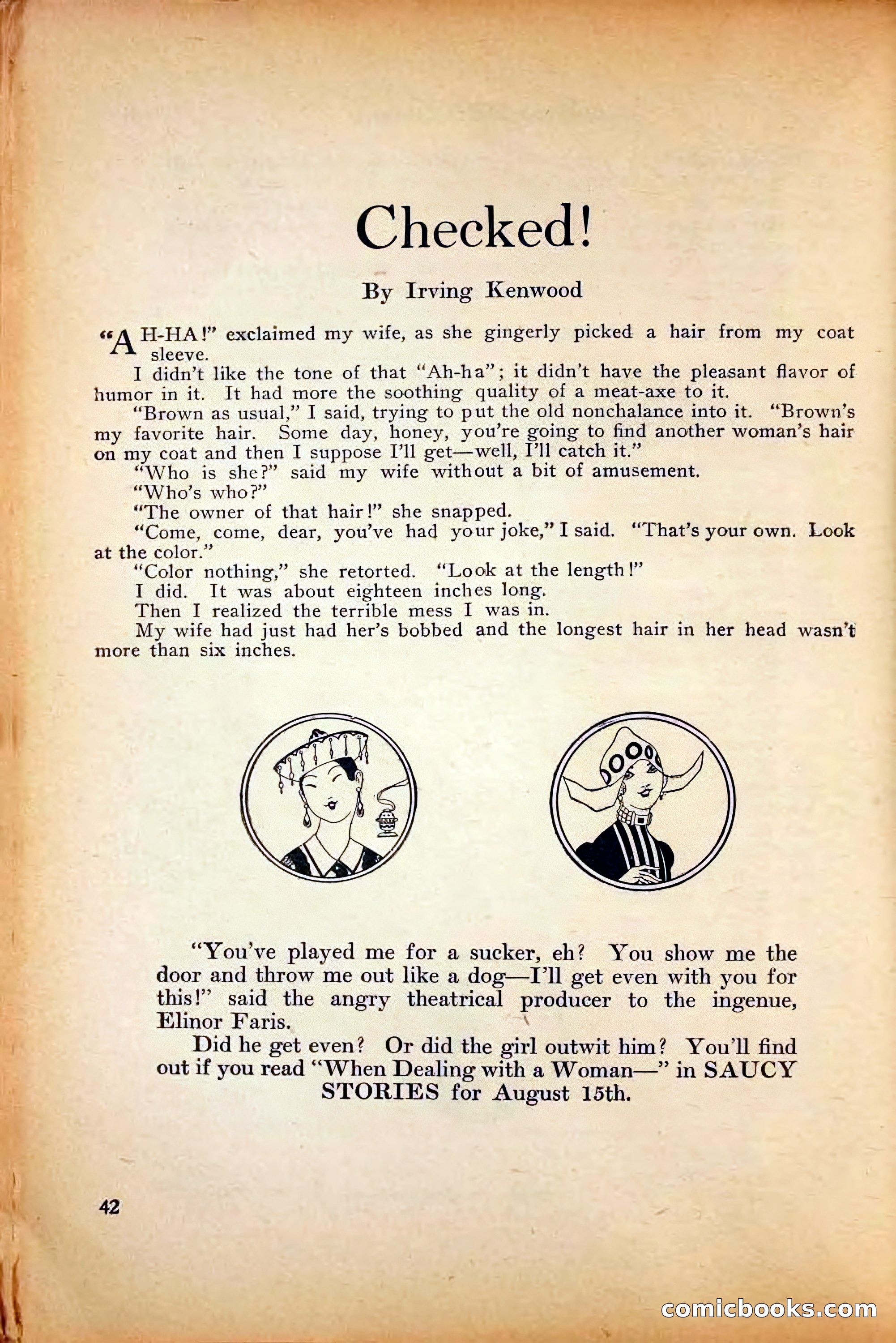 Saucy Stories, August 1, 1922 — page 44 of 132
