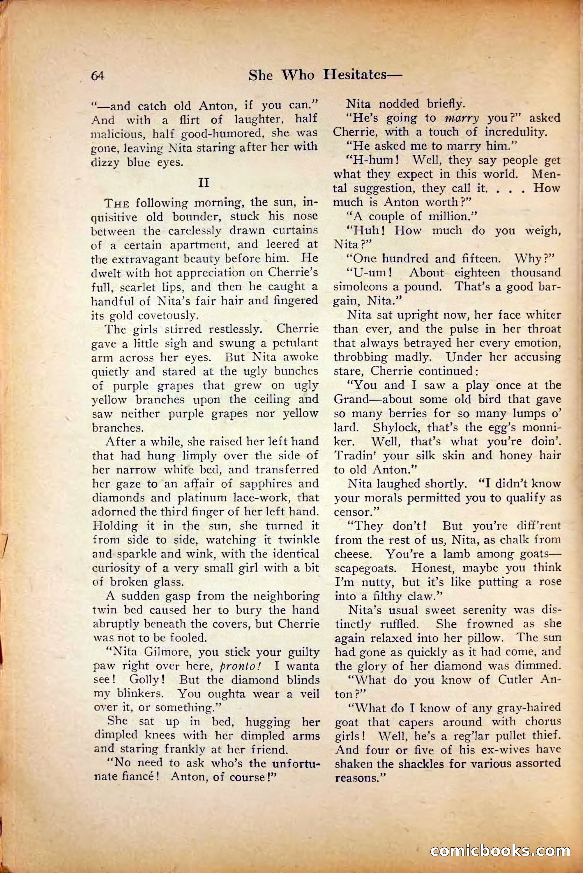 Saucy Stories, August 1, 1922 — page 66 of 132