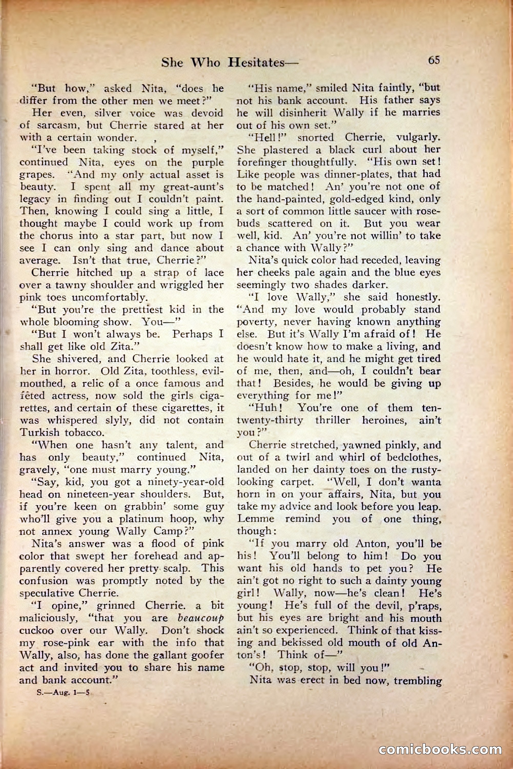 Saucy Stories, August 1, 1922 — page 67 of 132