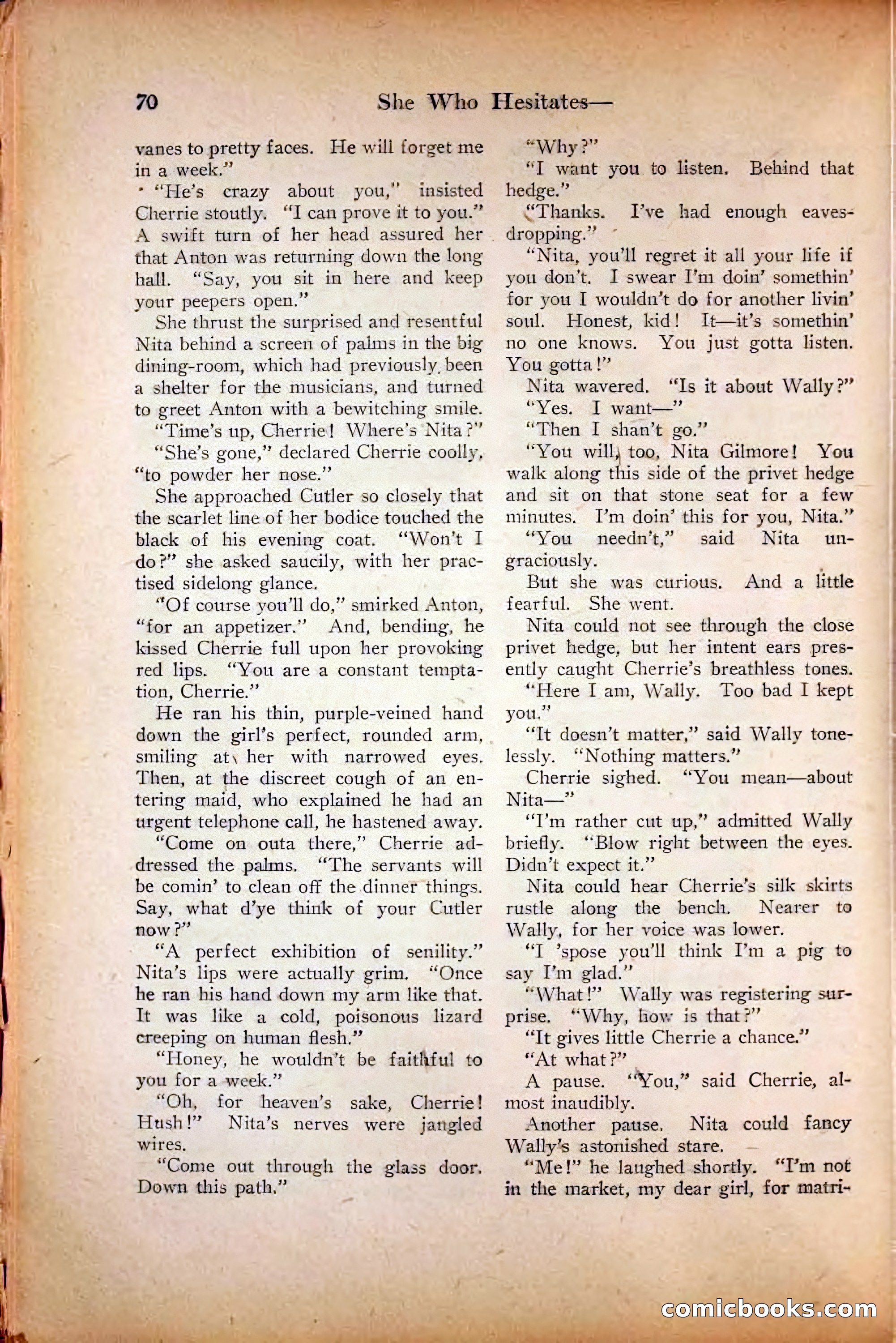 Saucy Stories, August 1, 1922 — page 72 of 132